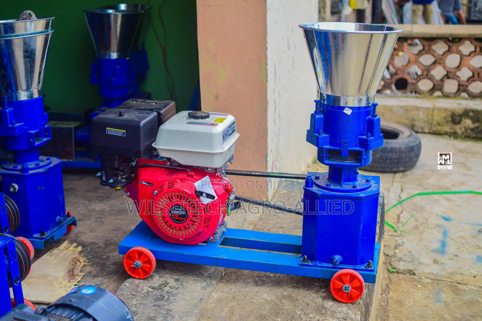 200kg/Hr Pelletizer Machine Powered With Gasoline/Electric Motor (New)