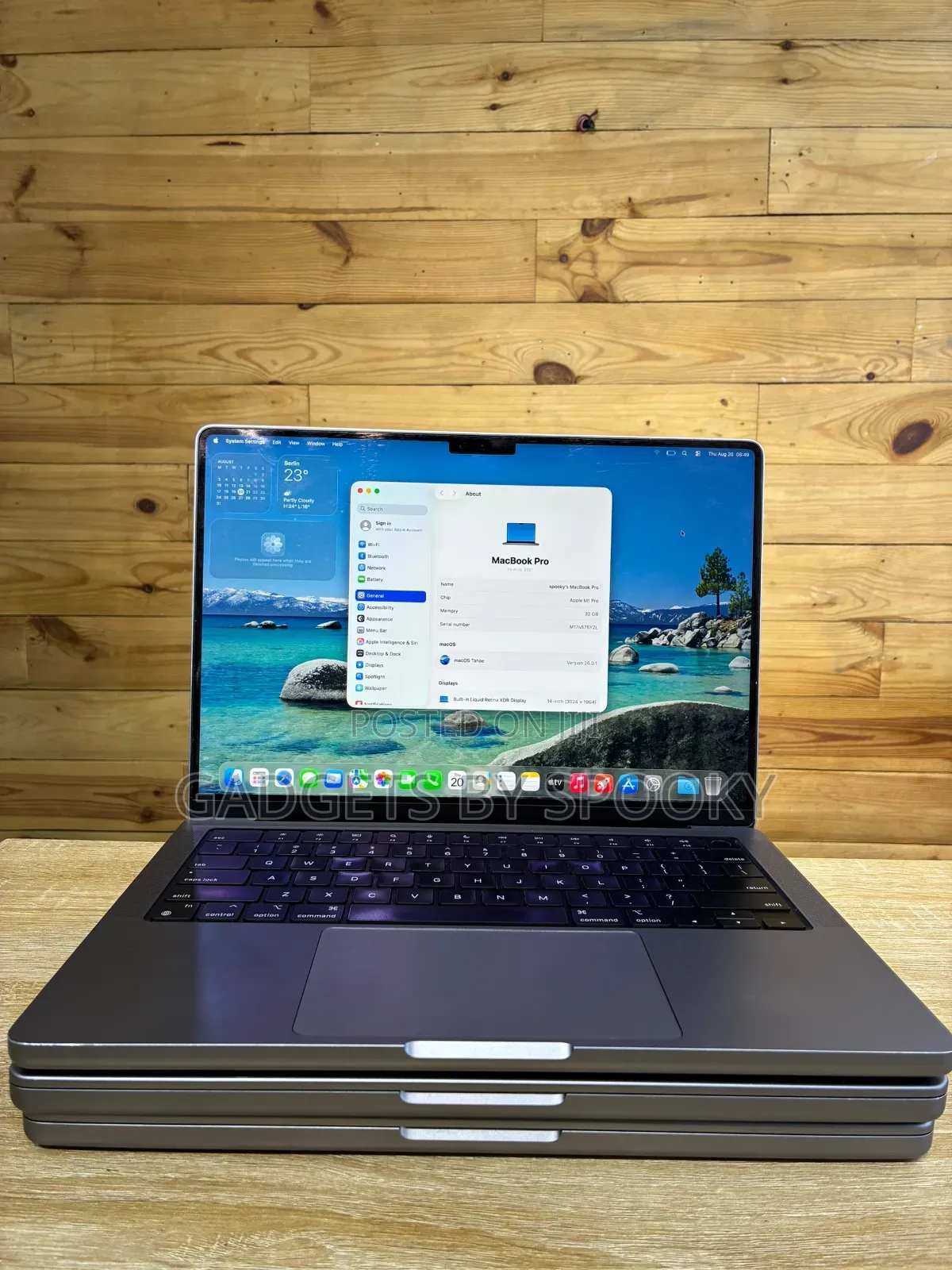 Laptop Apple MacBook Pro 2021 M1 16GB Apple M1 Pro SSD 512GB