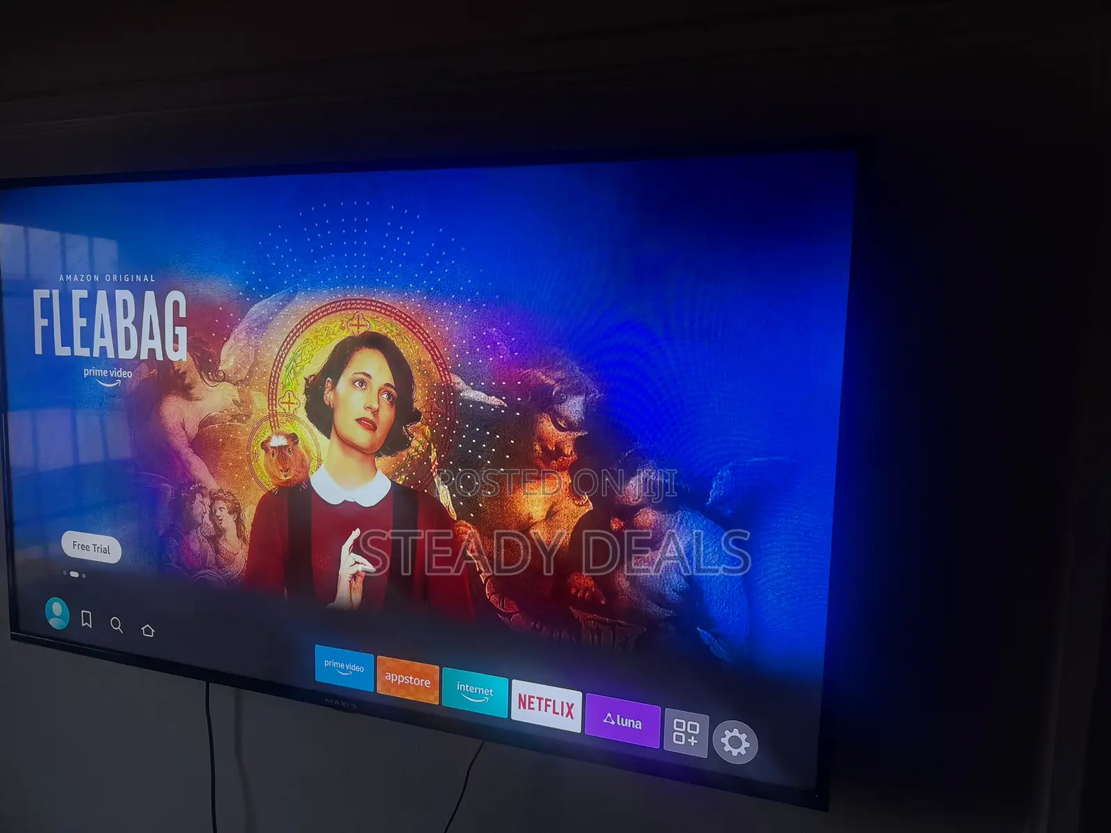 MAXI 58-Inch UHD Smart TV With Amazon Fire TV Stick