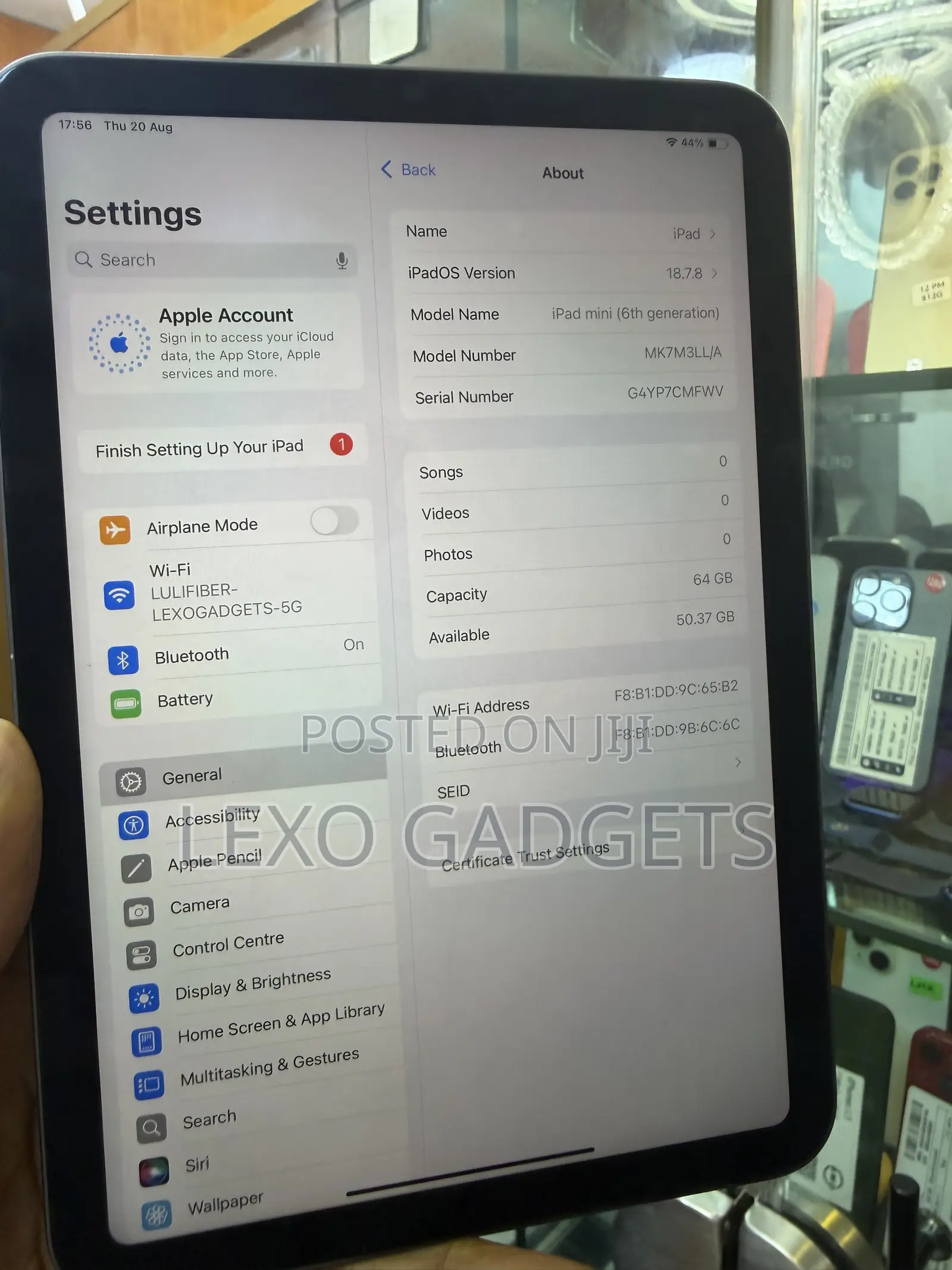 Apple iPad mini 6 64 GB Gray