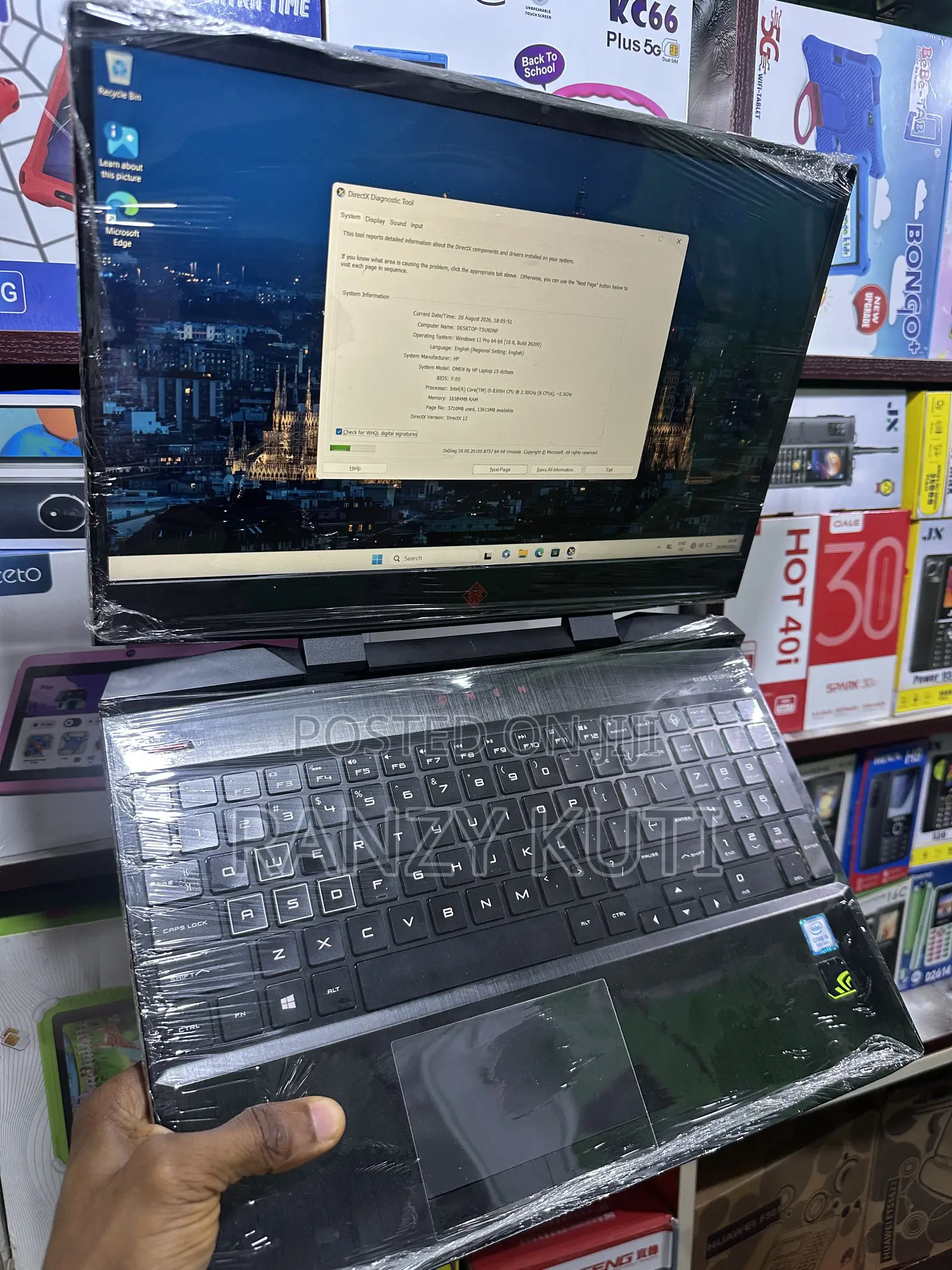 Laptop HP Omen 15 8GB Intel Core i5 SSD 512GB