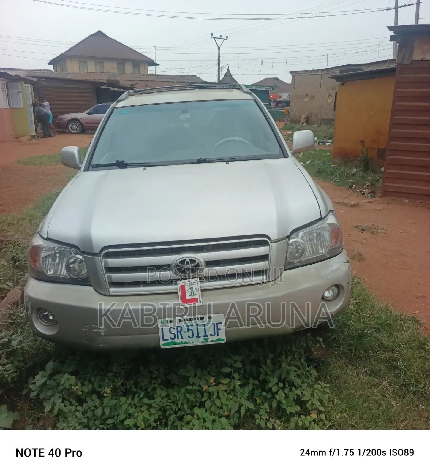 Toyota Highlander 2004 Gold