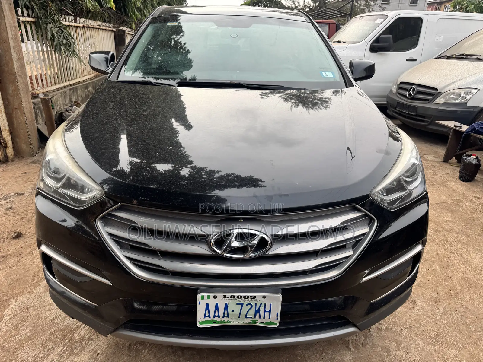 Hyundai Santa Fe SE AWD 2017 Black