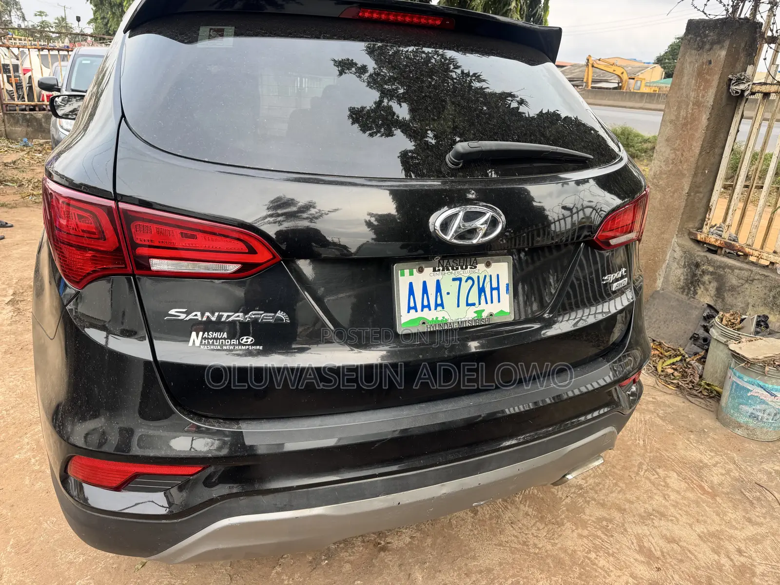 Hyundai Santa Fe SE AWD 2017 Black
