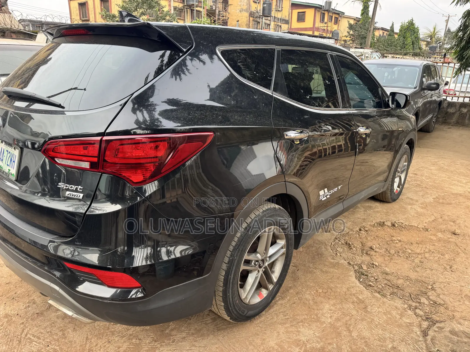 Hyundai Santa Fe SE AWD 2017 Black