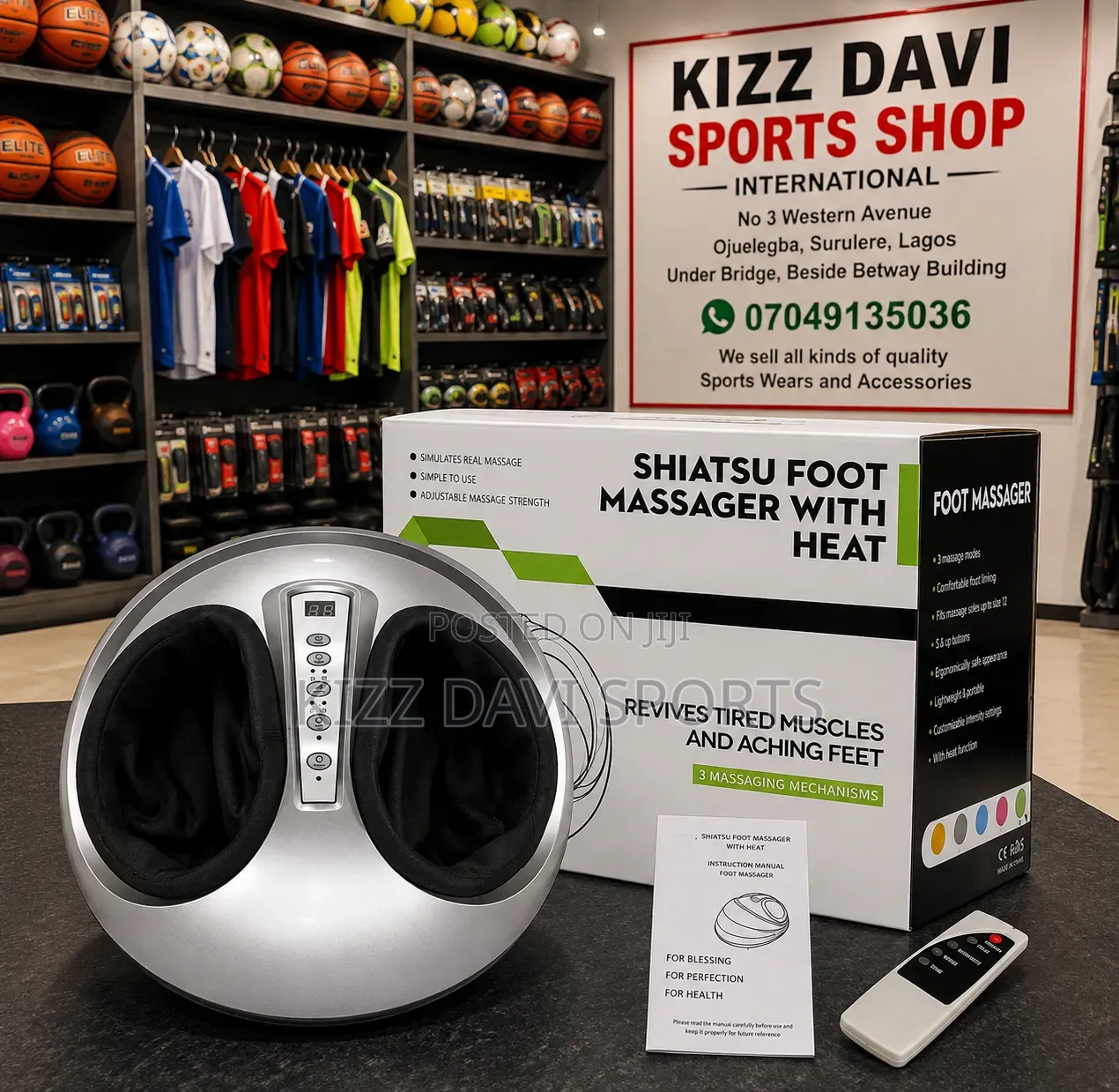 Shiatsu Foot Massager With Heat Machine