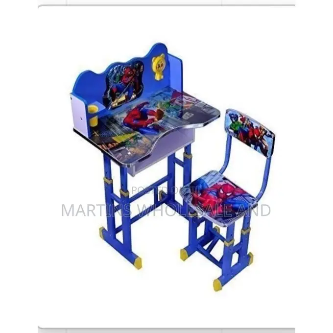 Generic Character Kids Study Table" or "Adjustable Height Children's