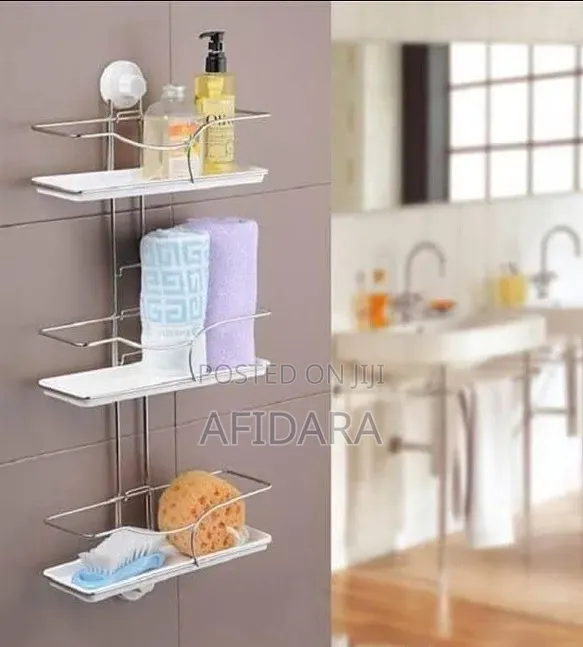 3-Tier Accessories Shelf Perfect for Family Bathrooms