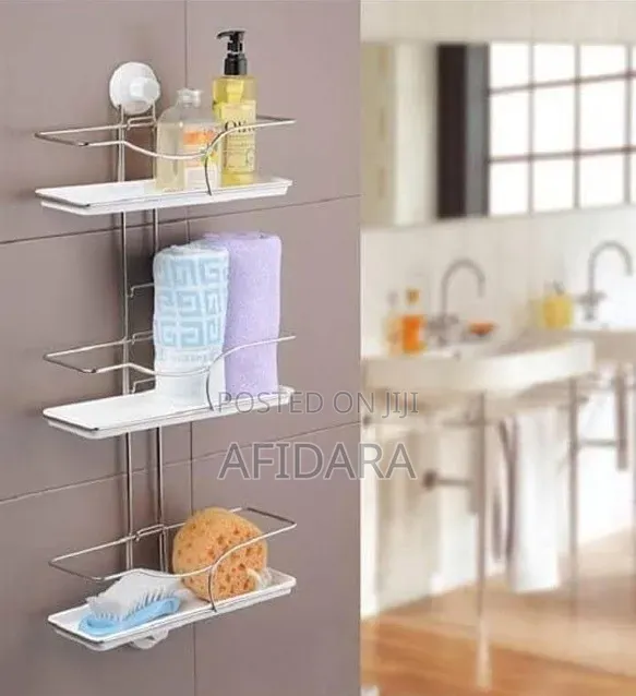 3-Tier Accessories Shelf Perfect for Family Bathrooms