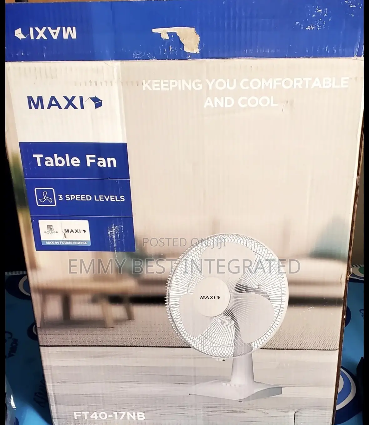 This Is a Maxi Table Fan, Model Ft40-17nb.