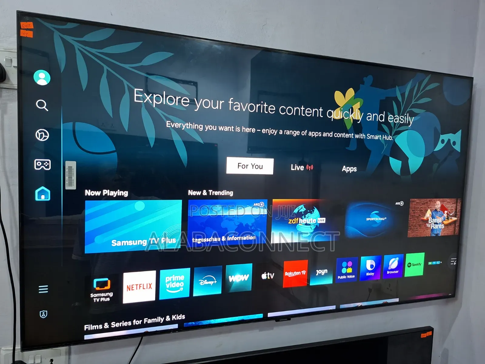 2023 55" Samsung QLED Q80C Class Real4k UHD HDR Smart TV (GAMING TV)
