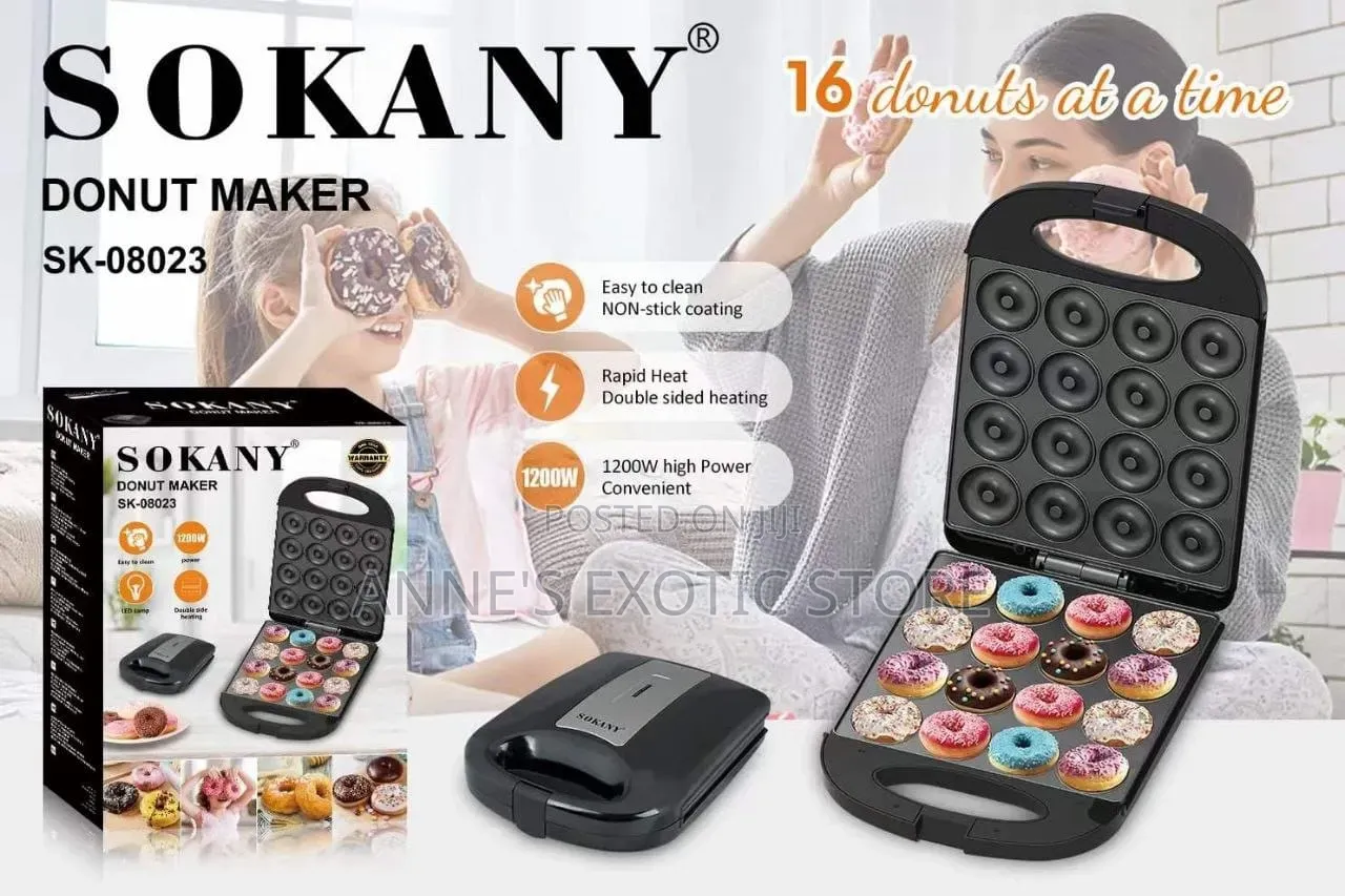 Sokany SKW 16-Hole Mini Doughnut Maker