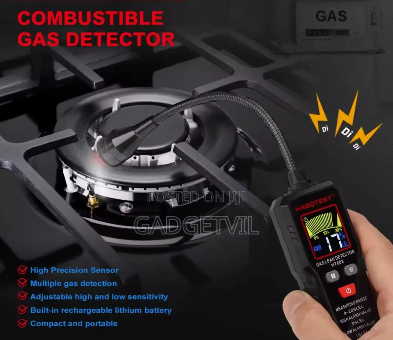 Combustible Gas Leak Detector