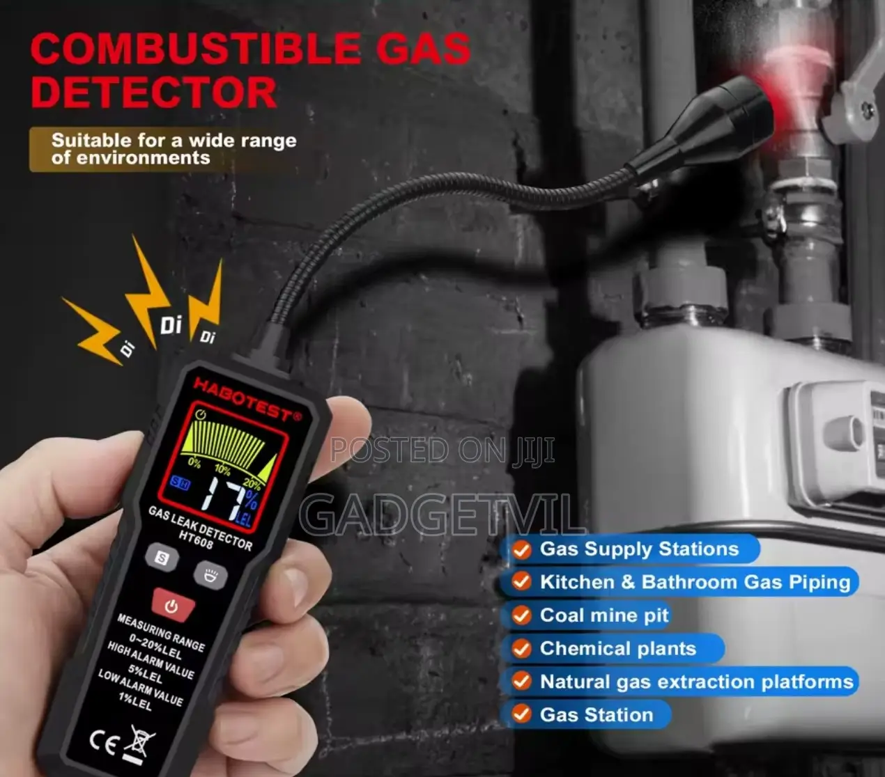 Combustible Gas Leak Detector
