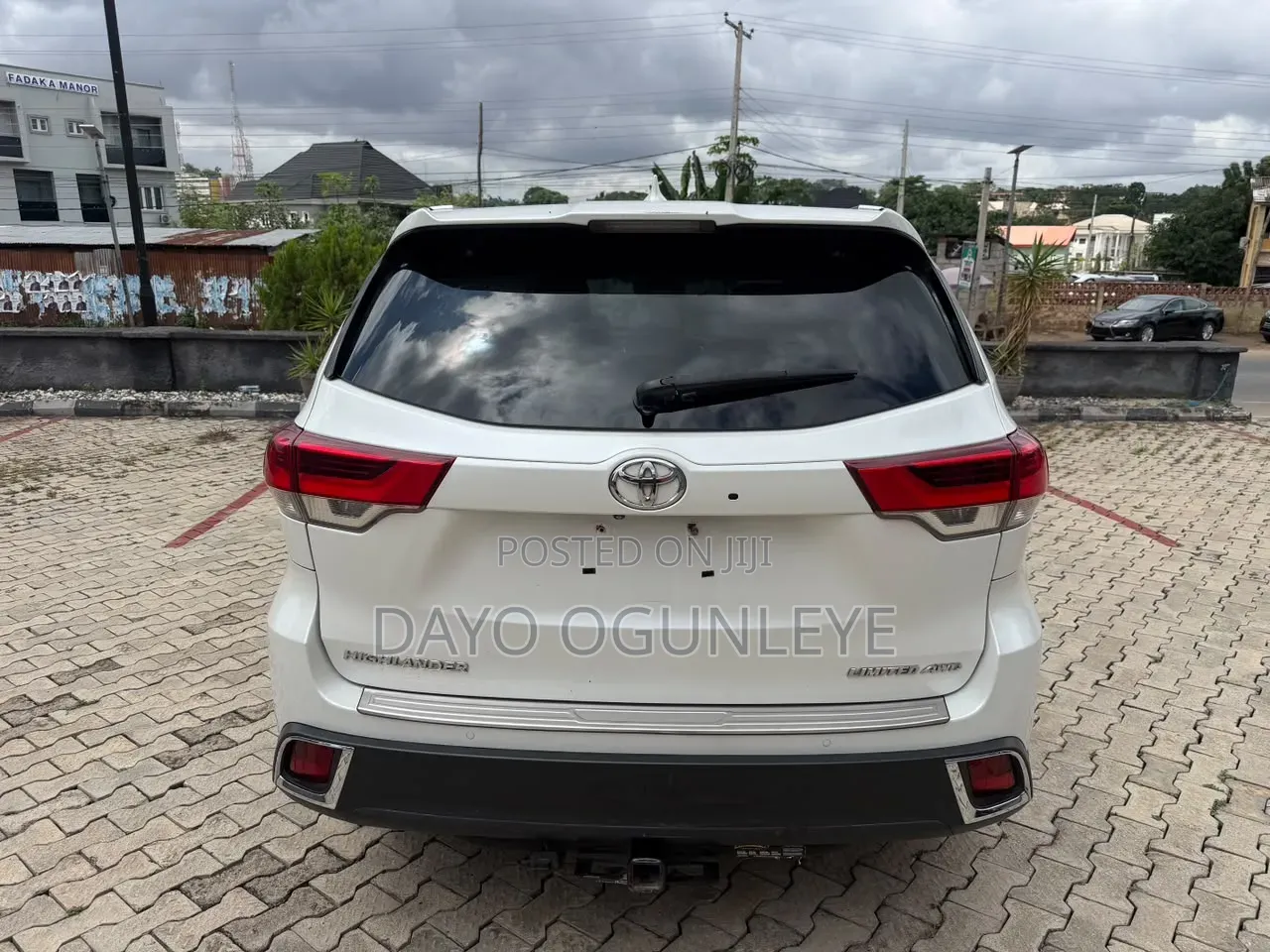 Toyota Highlander Limited 4x4 V6 (3.5L 6cyl 8A) 2017 White
