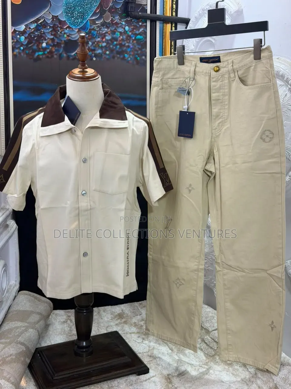 *Original Men’s Luxury Design Louis Vuitton Shirt and Lv Jeans