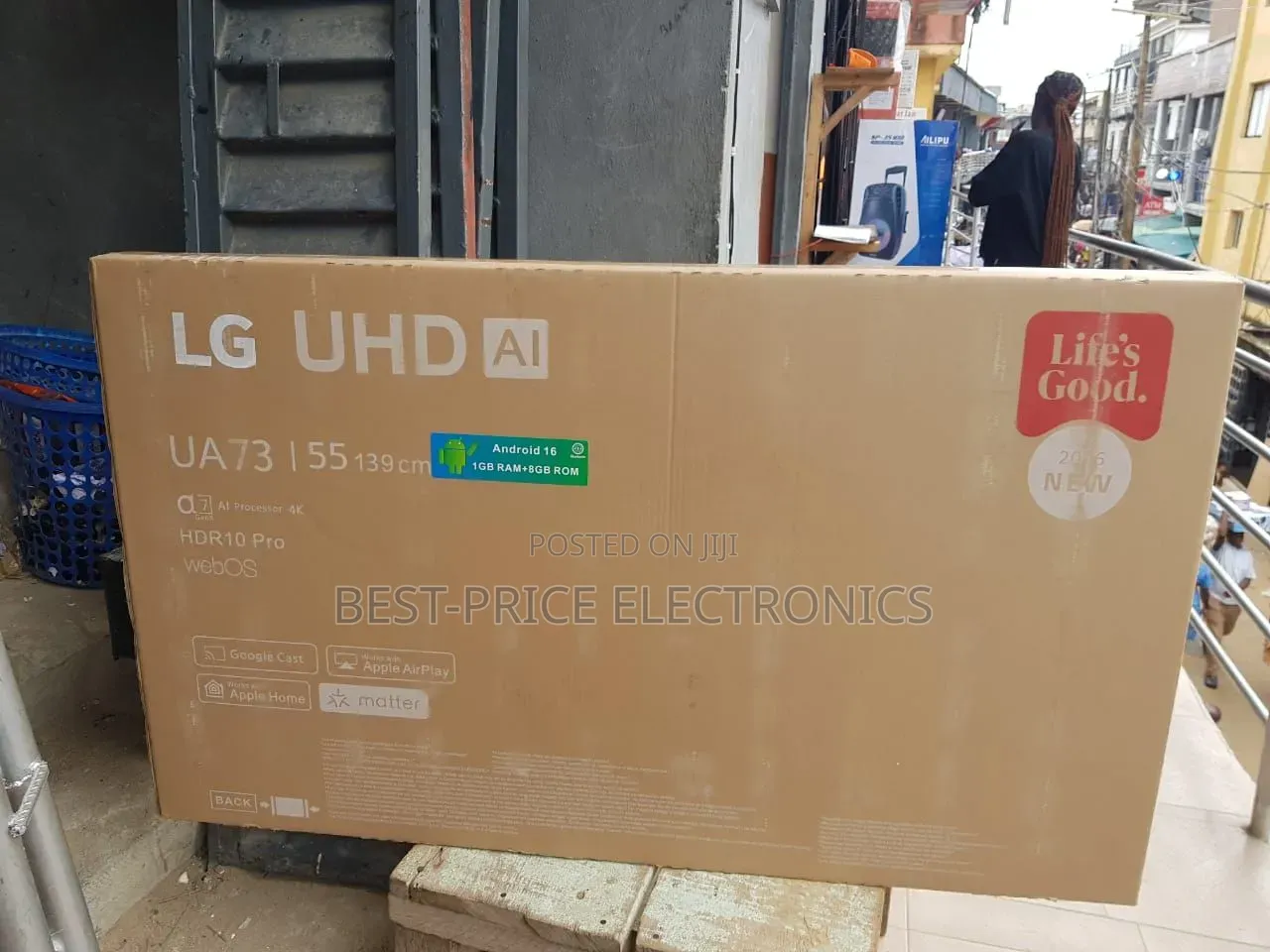 LG Smart TV 50inches Frameless With YouTube Netflix Bluetooth WiFi