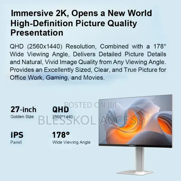 Oraimo VisionPad 27-Inch Computer Screen Monitor | HD