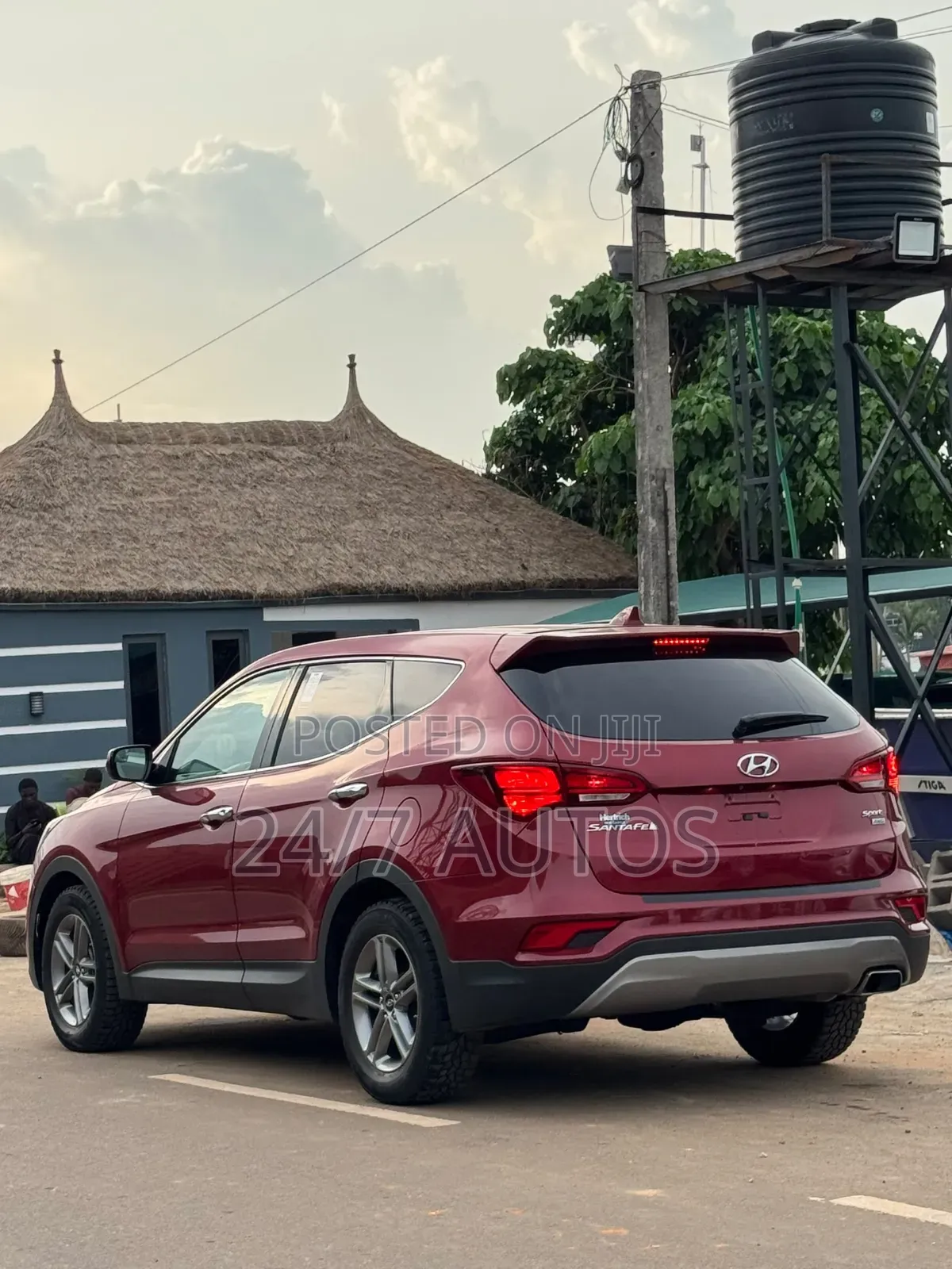 Hyundai Santa Fe 2016 Red