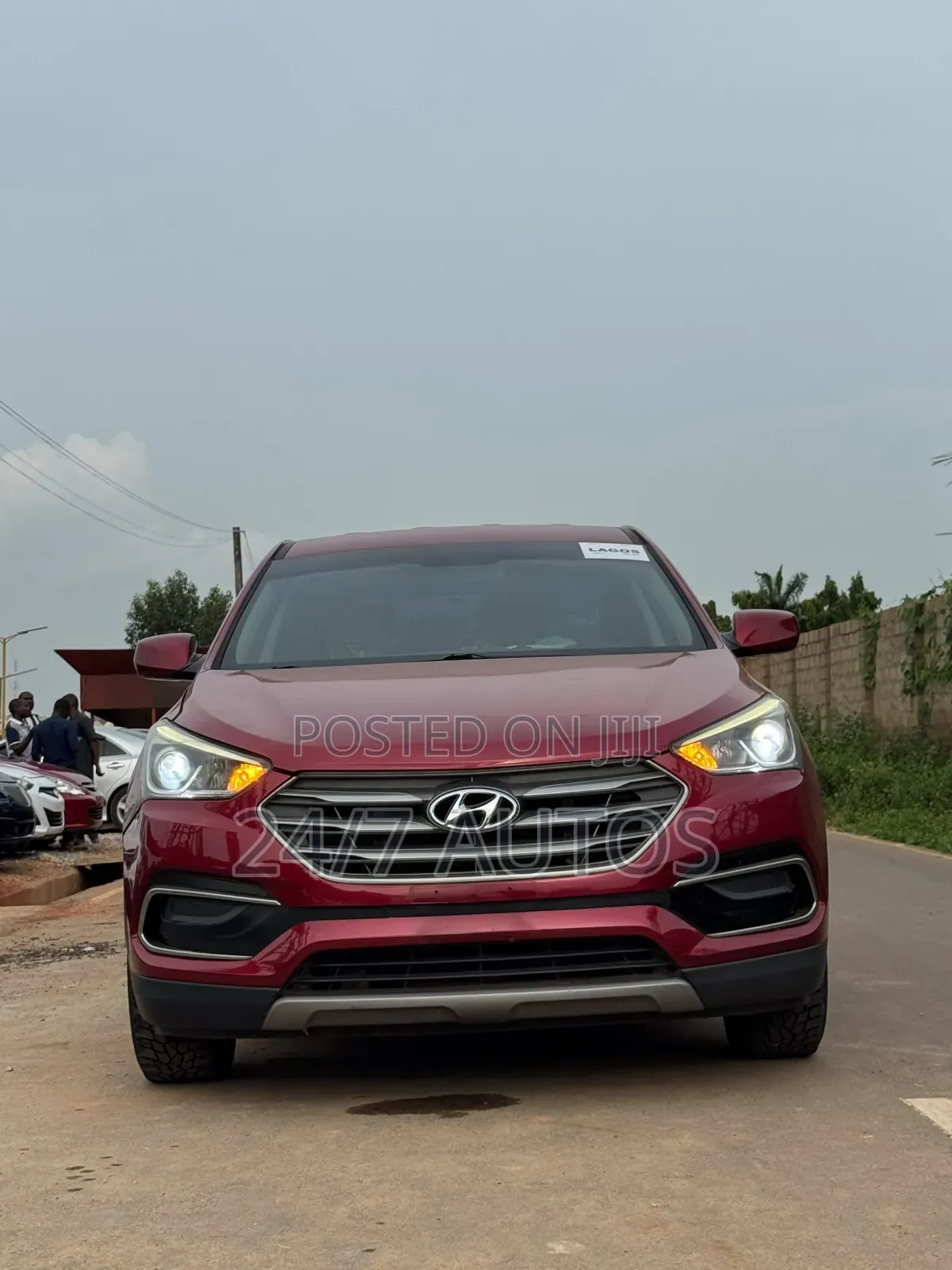 Hyundai Santa Fe 2016 Red