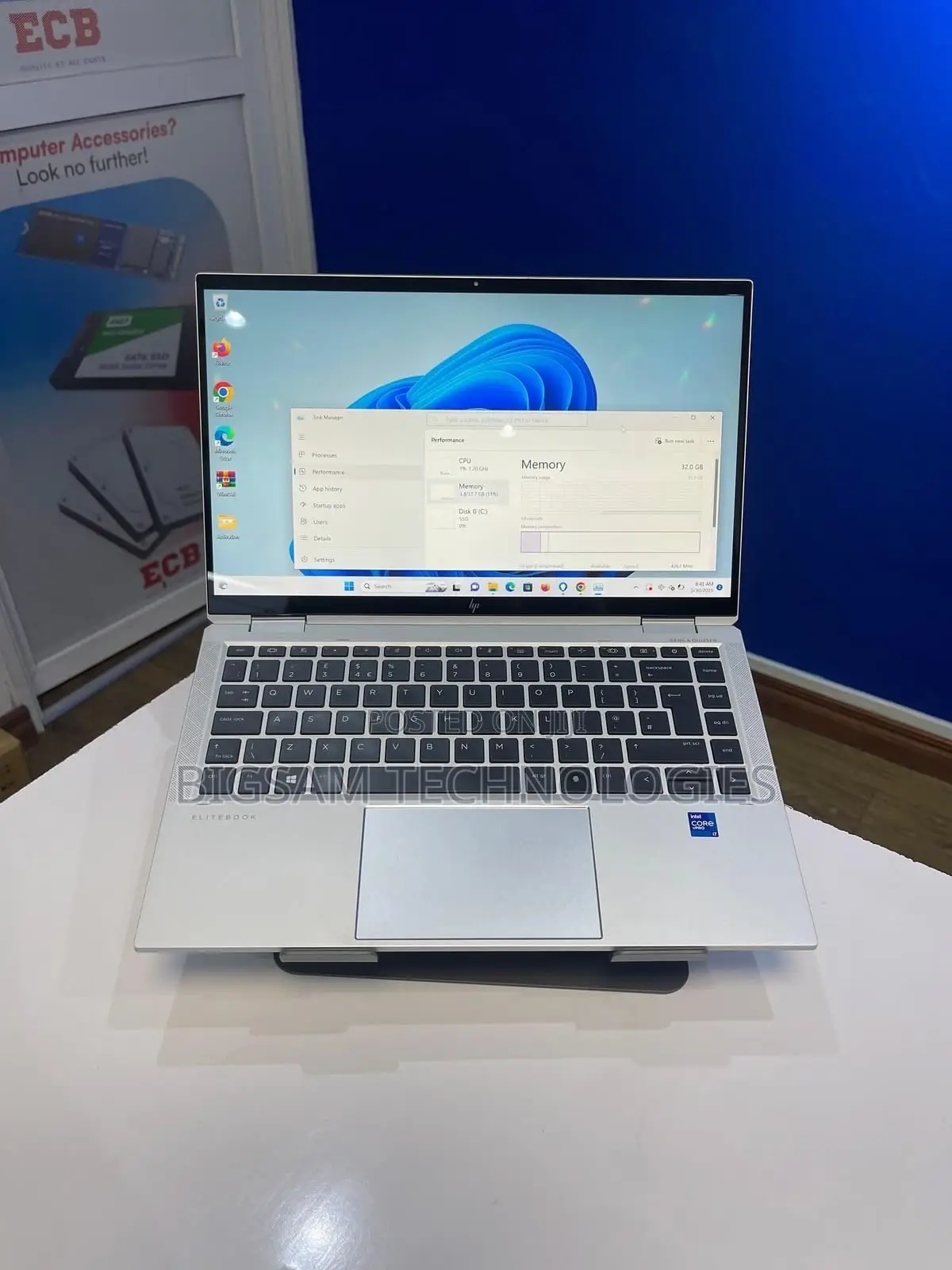 New Laptop HP EliteBook 640 G11 16GB Intel Core Ultra 7 SSD 1T
