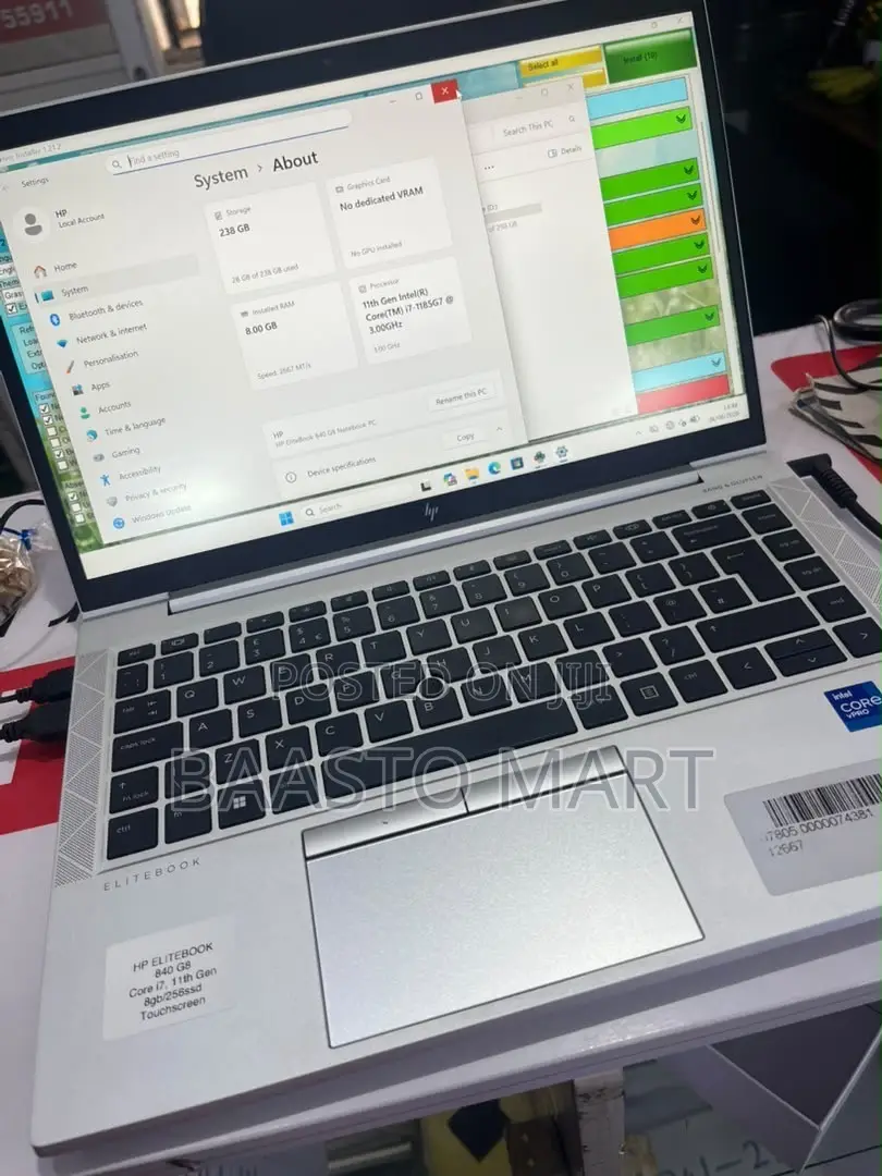 Laptop HP EliteBook 840 G8 8GB Intel Core i7 SSD 256GB