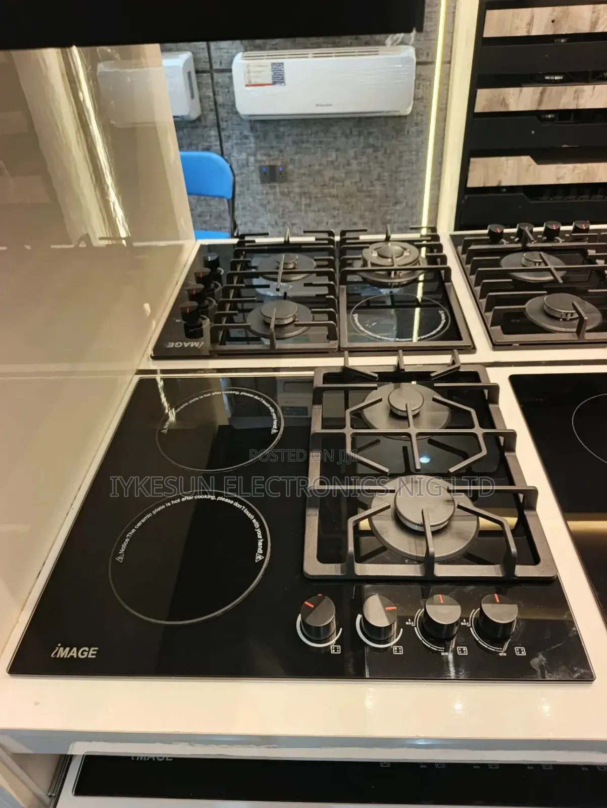 Original IMAGE Built-in 2+2 Gas Electric Cooker HOB 60X60CM (Copper)