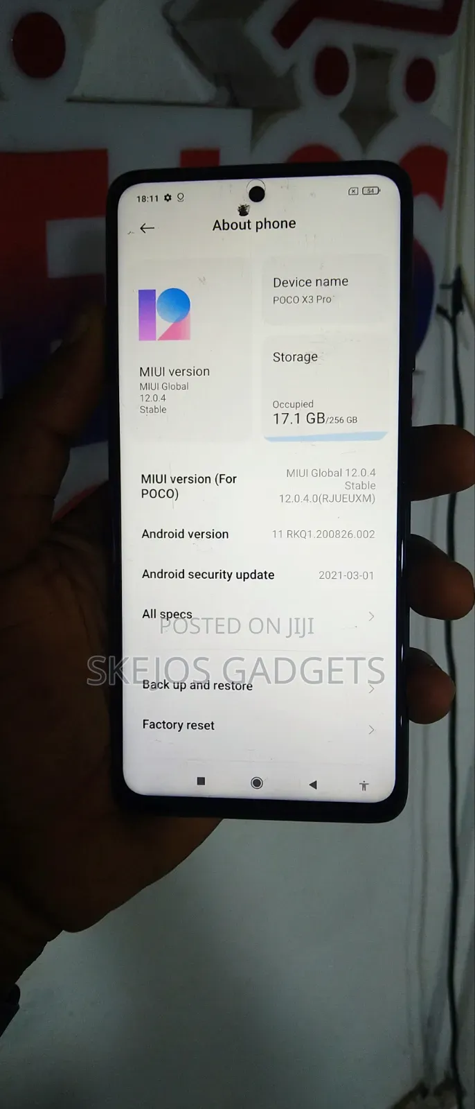 Xiaomi Poco X3 Pro 256 GB Blue