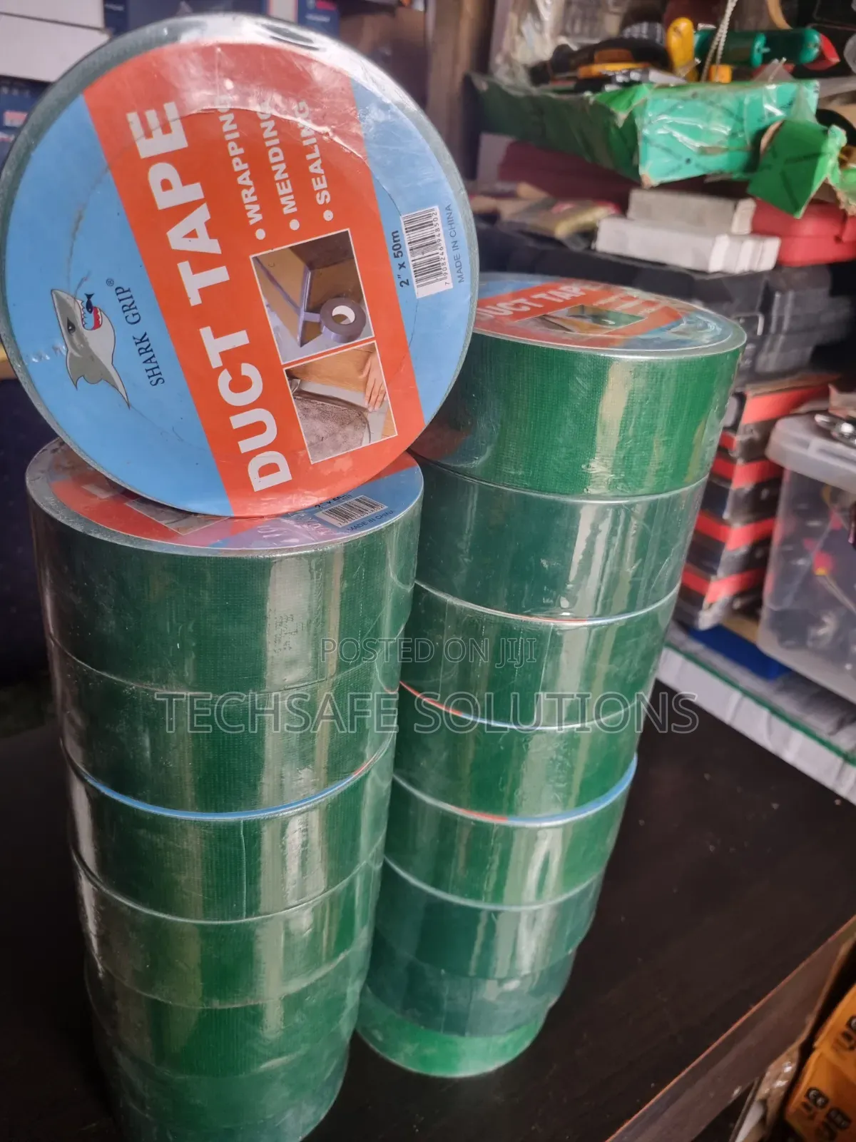 Green Shark Grip Duct Tape 2"