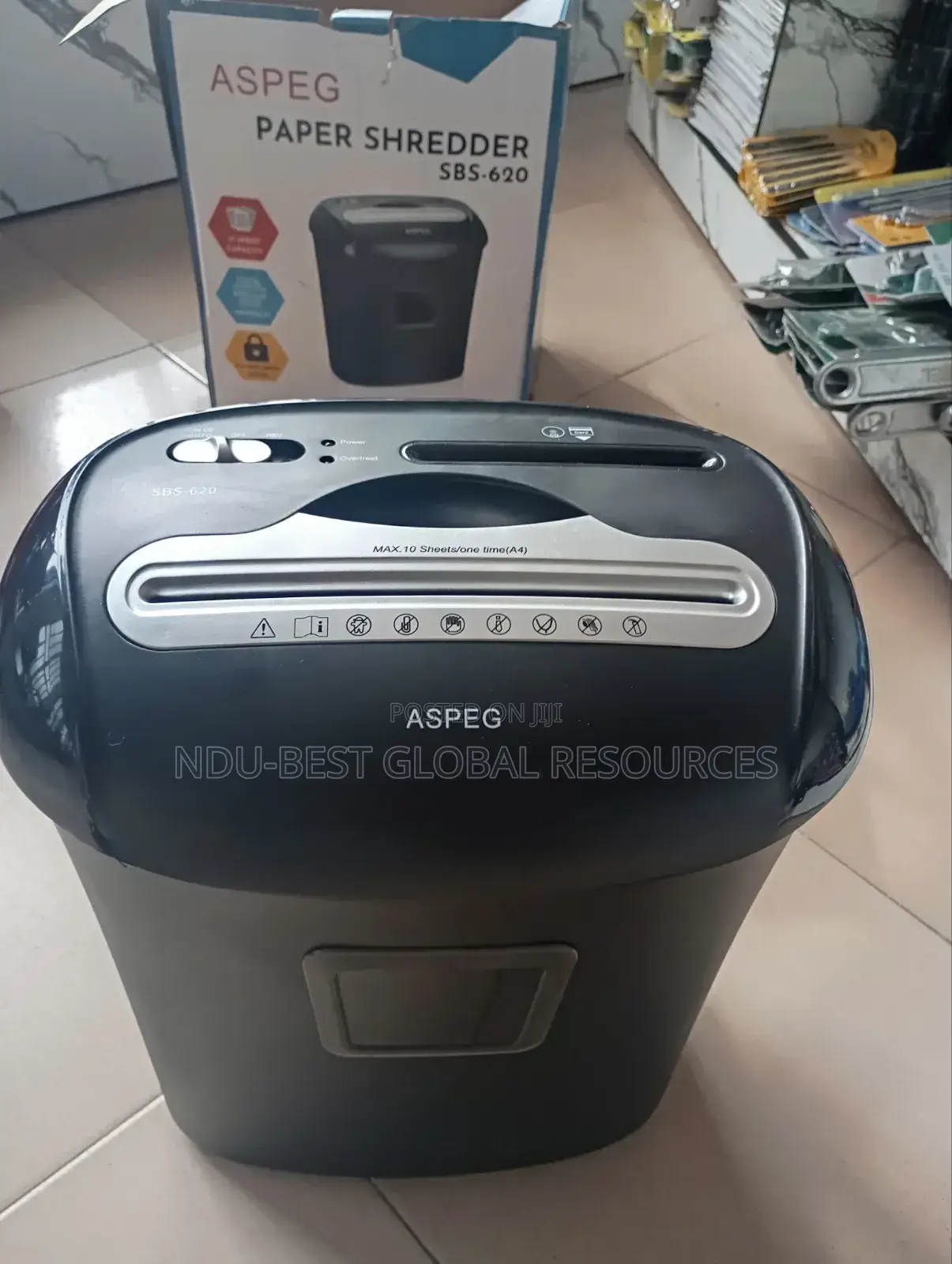 ASPEG SBS-620 Paper Shredder.