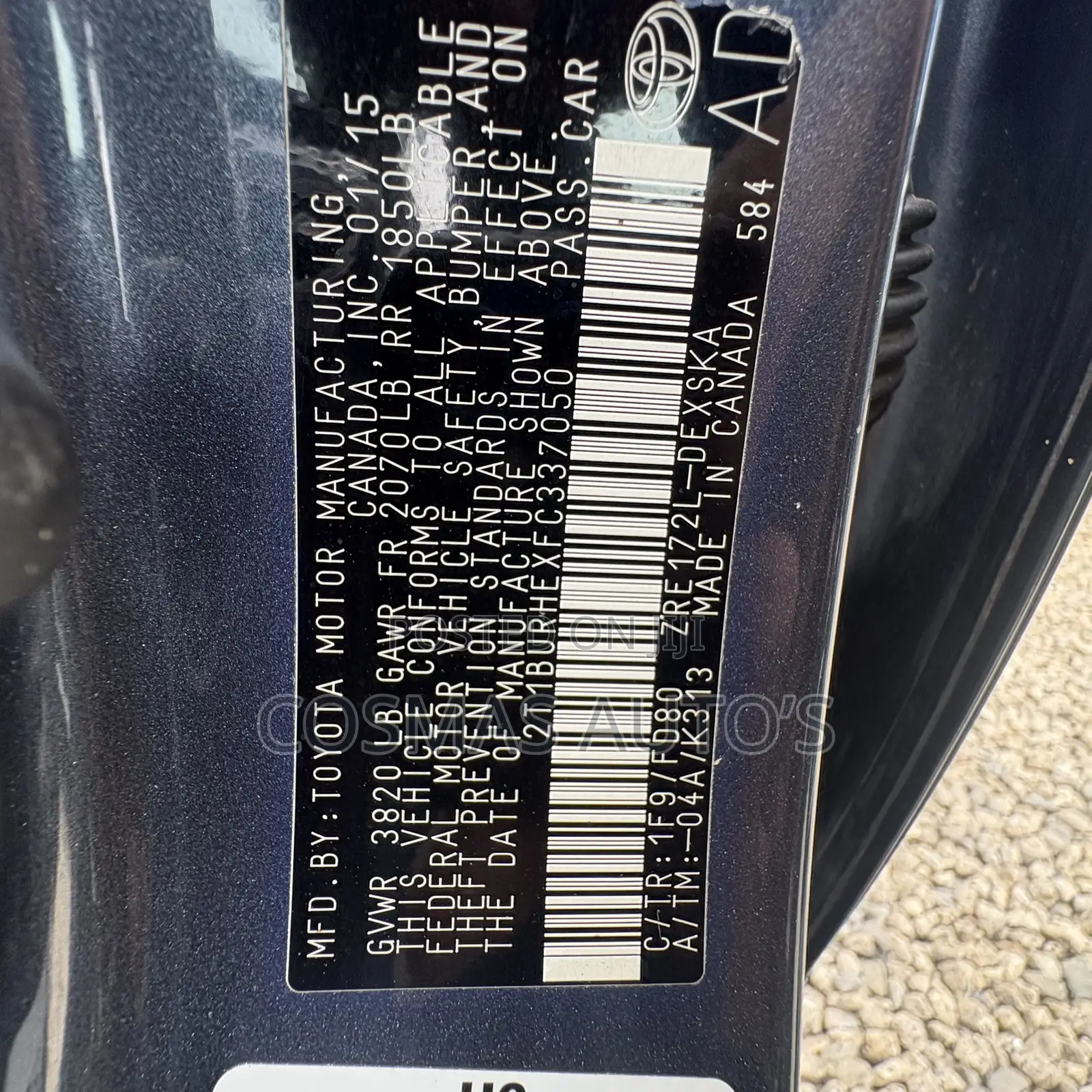 Toyota Corolla S 4dr Sedan (1.8L 4cyl CVT) 2015 Blue