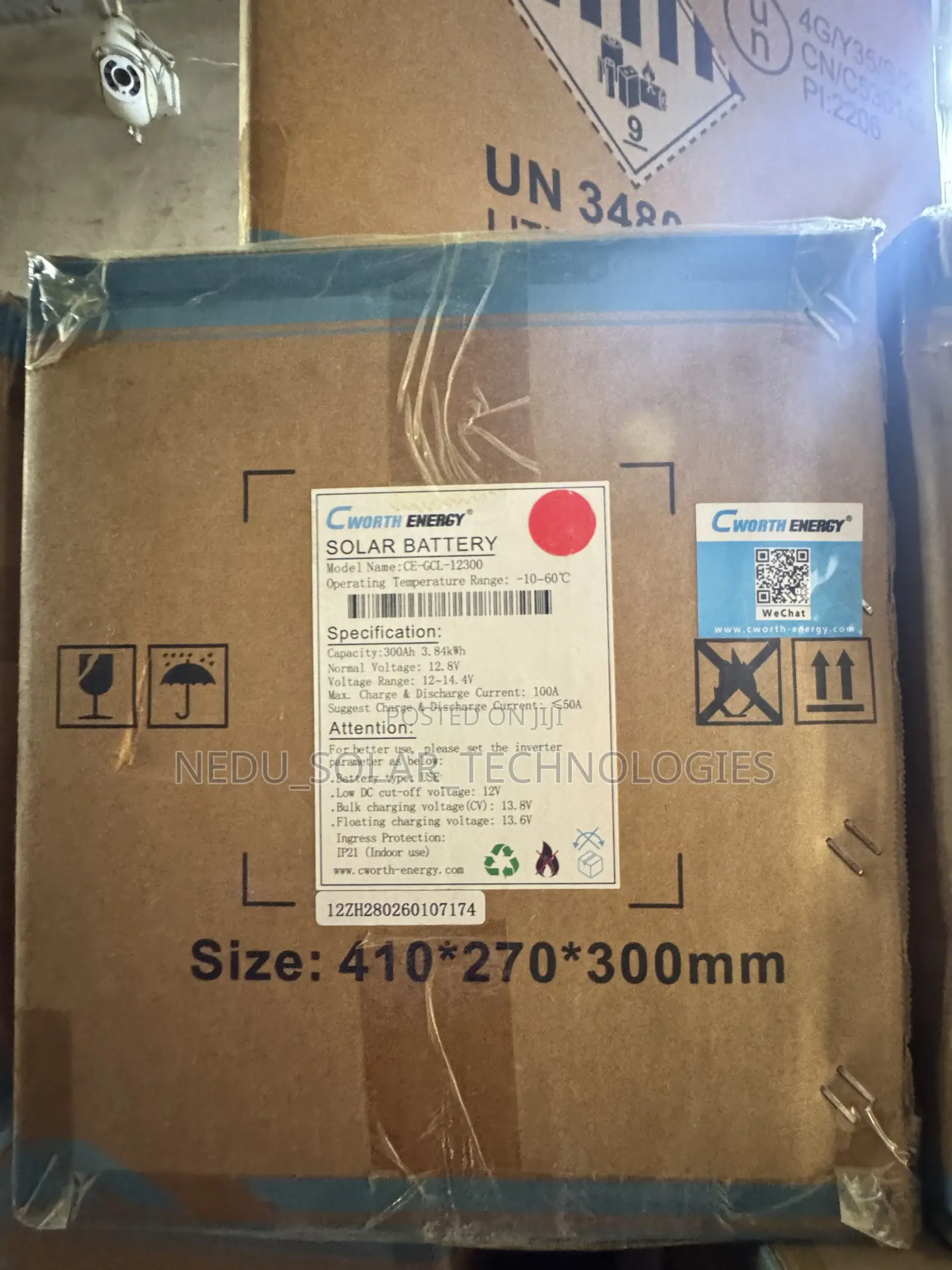 Cworth Energy 3.8kwh 12v Lithium Battery
