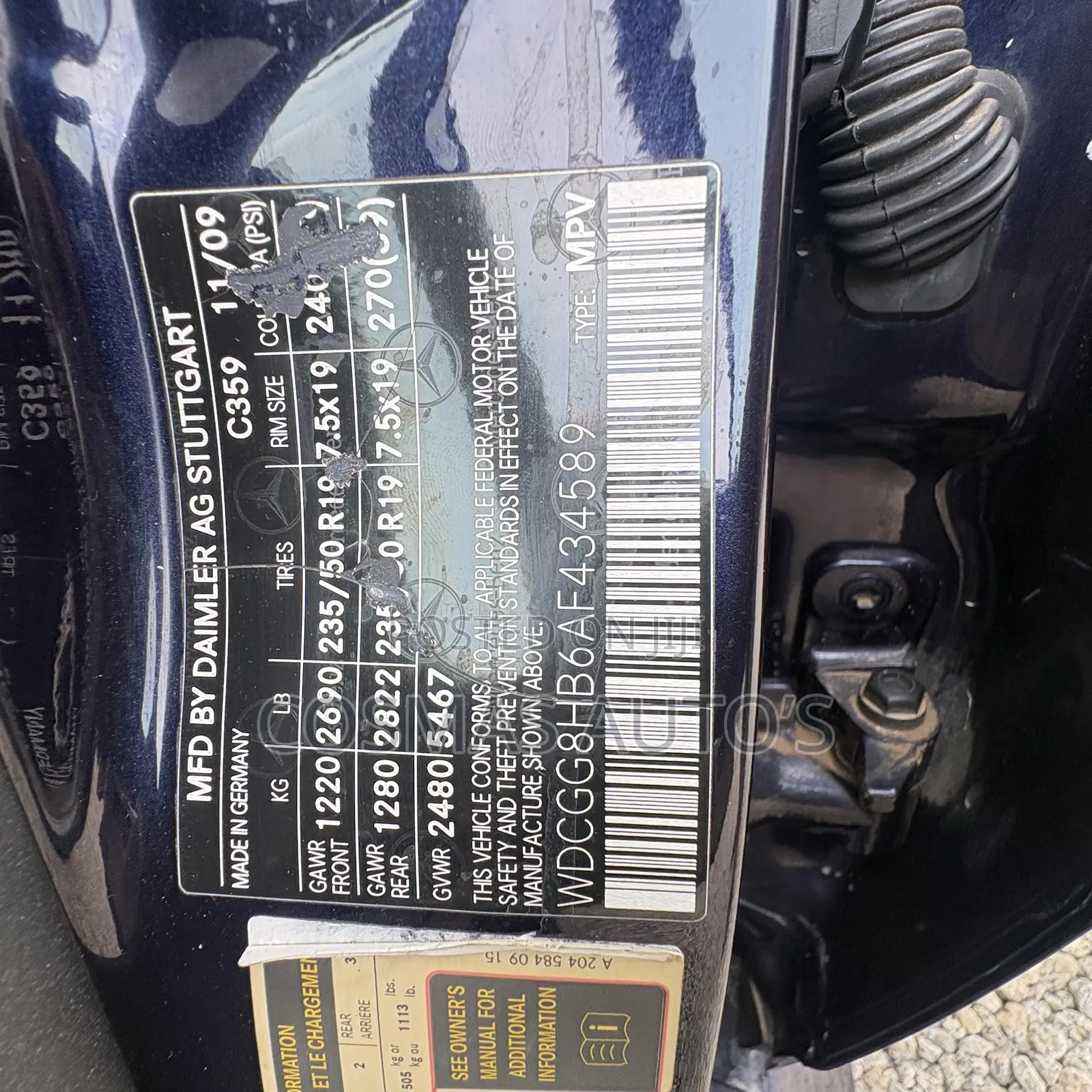 Mercedes-Benz GLK-Class 350 4MATIC 2010 Blue