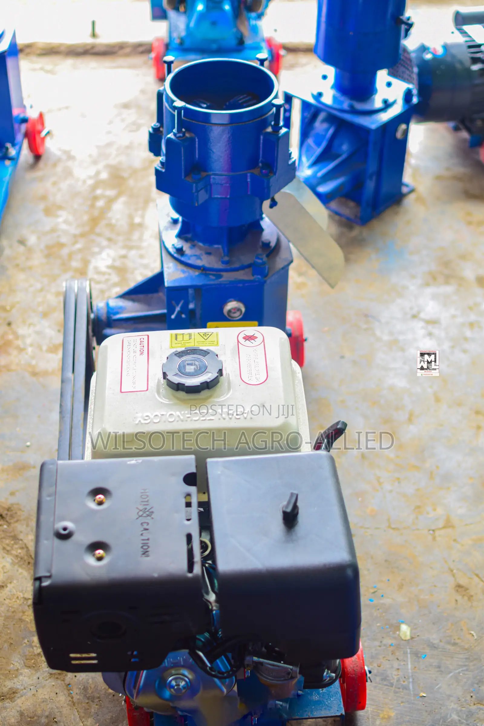 250kg/Hr Pelletizer Machine Powered With Gasoline/Electric (4Roller)