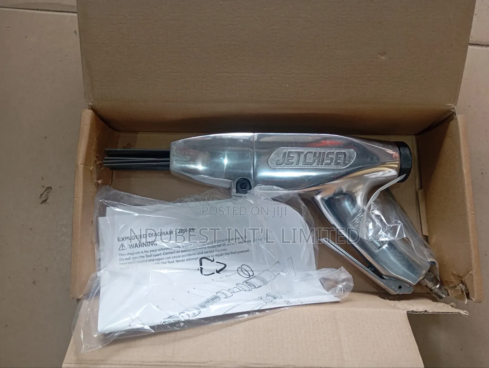 Nitto Kohki JEX-24 Jet Chisel / Heavy-Duty Pneumatic Needle Scaler