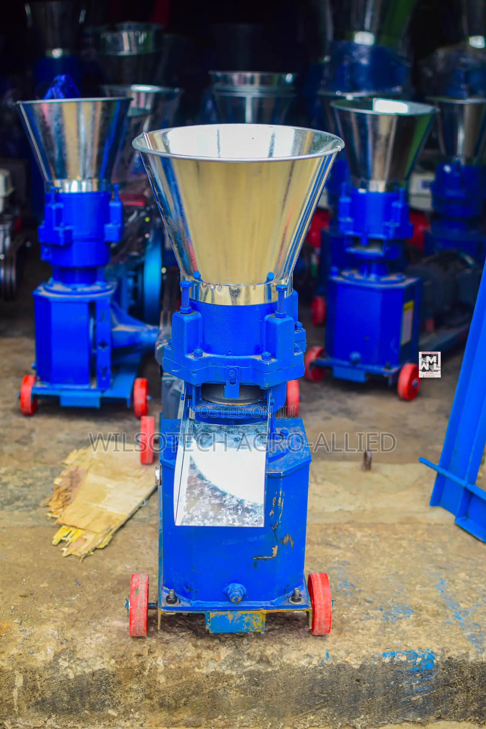 250kg/Hr Pelletizer Machine (4 Roller) With Power