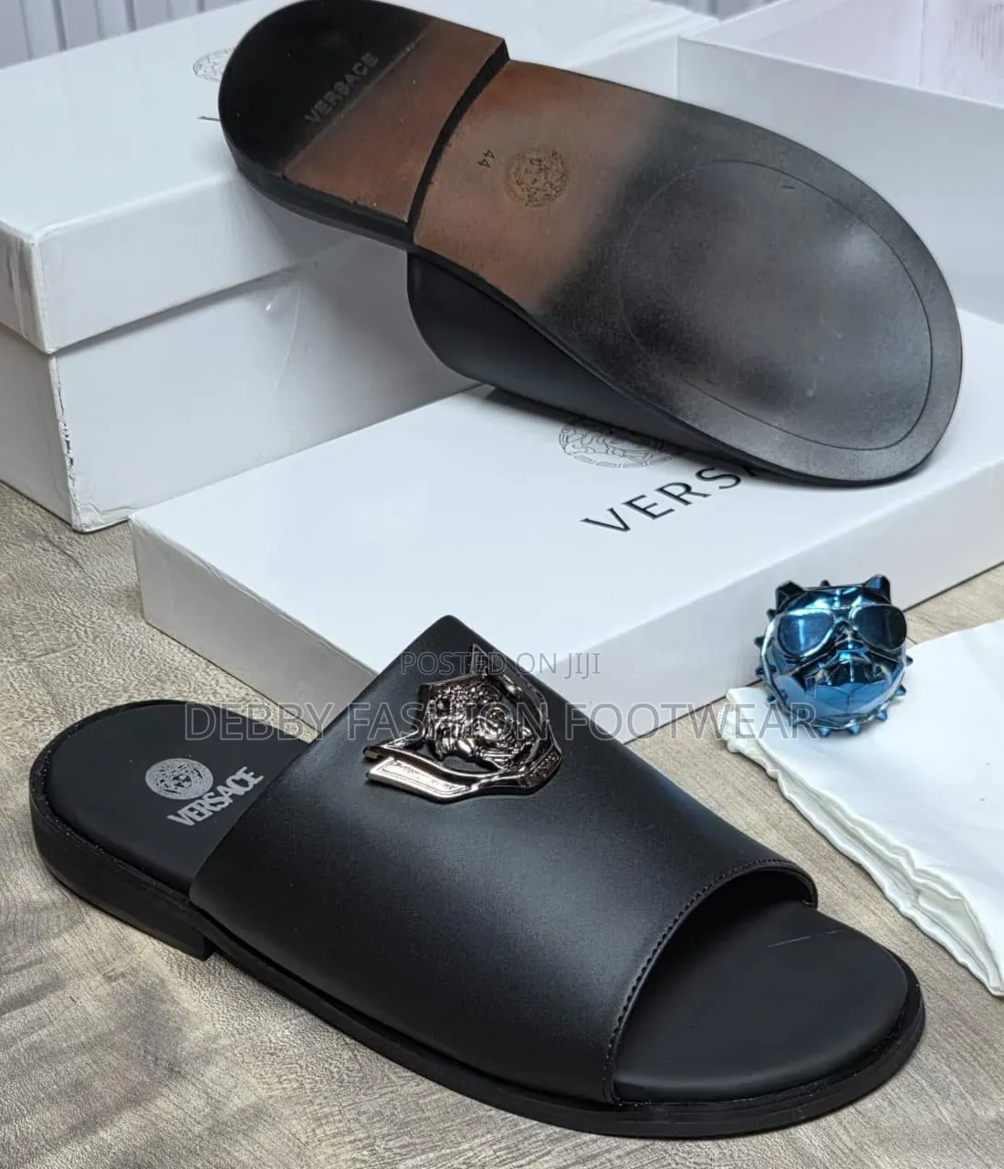 Step Out in Luxury With Classic Versace Slippers