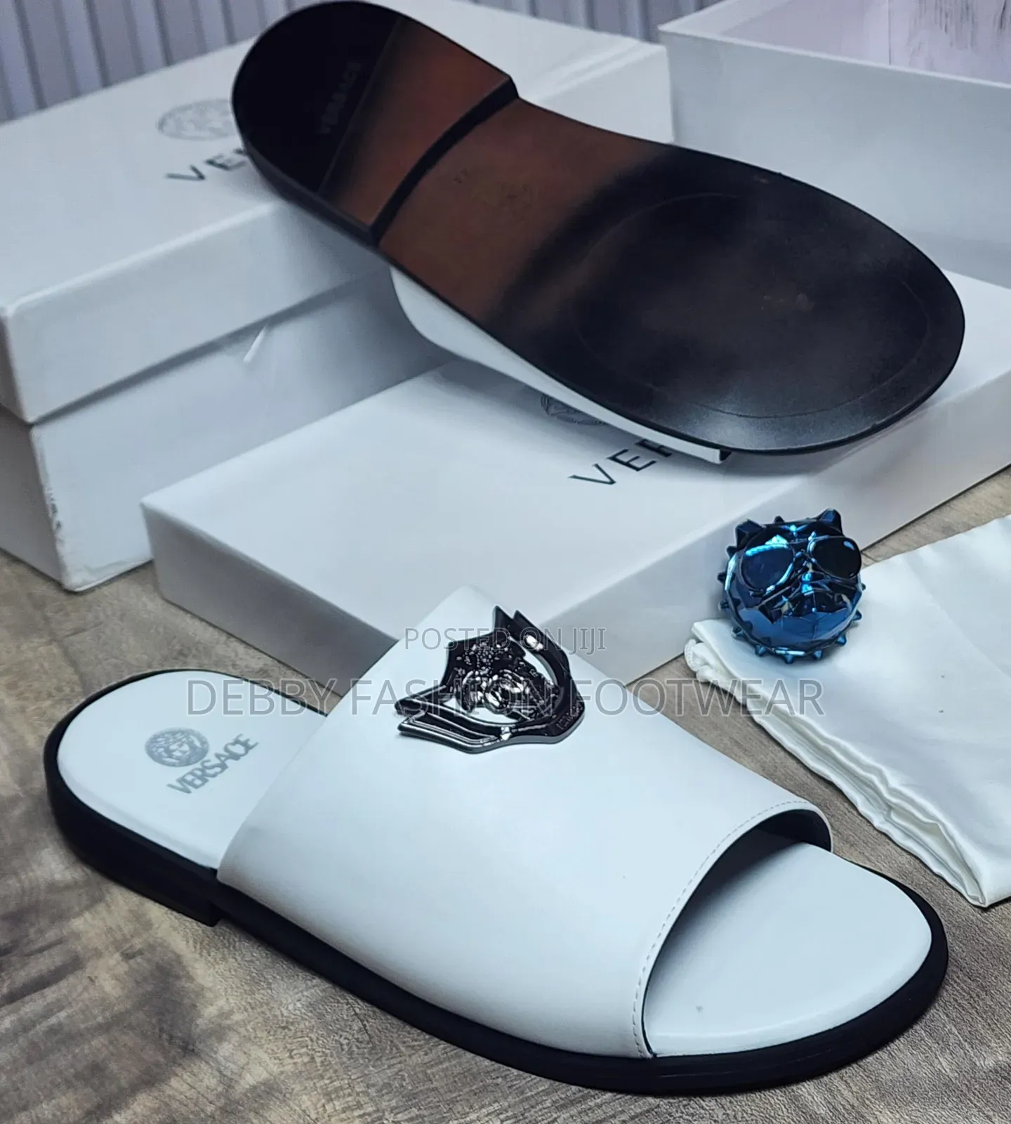Step Out in Luxury With Classic Versace Slippers