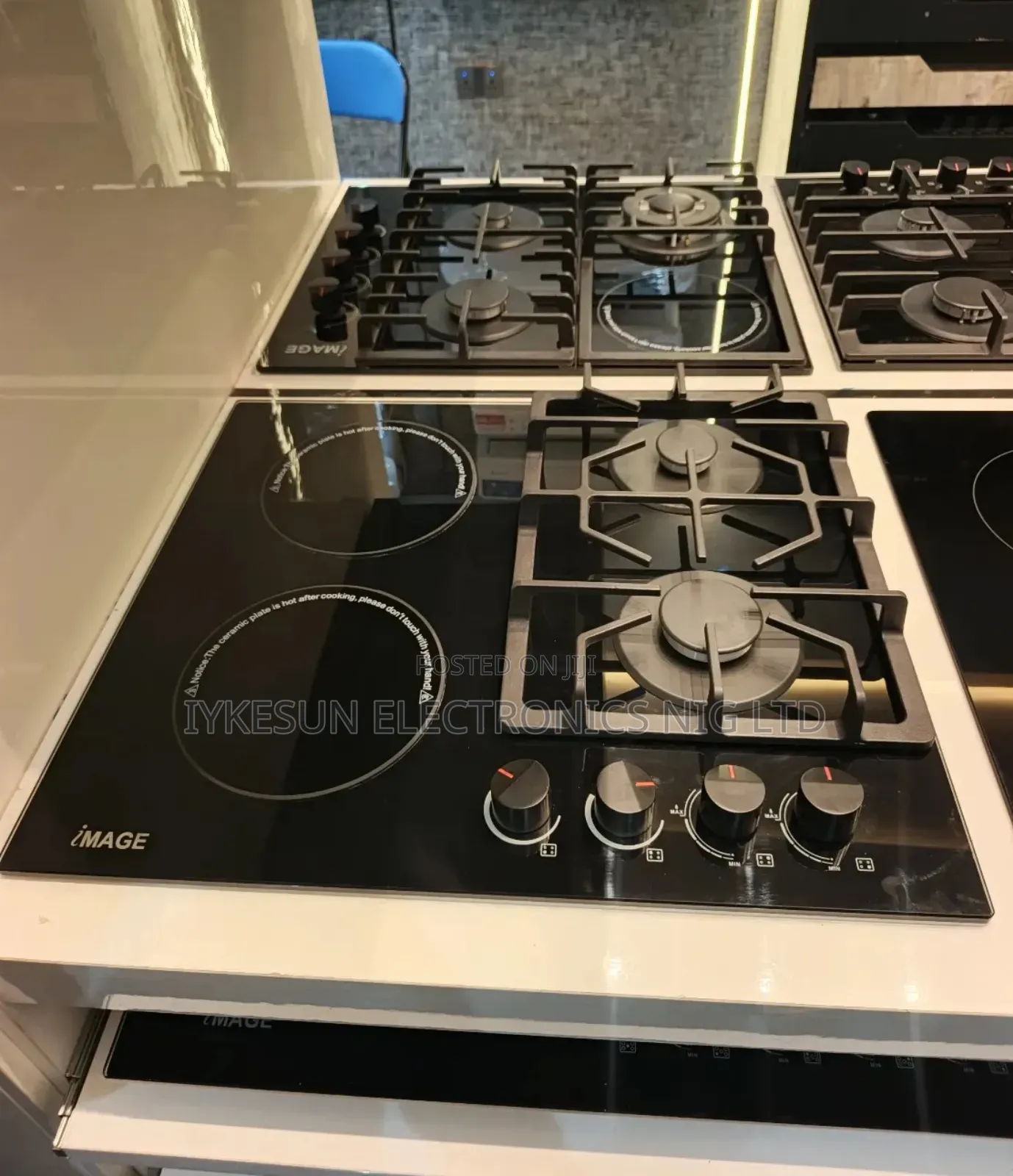 Original IMAGE Built-in Turkey Design 2+2 Gas Electric Cooker HOB.