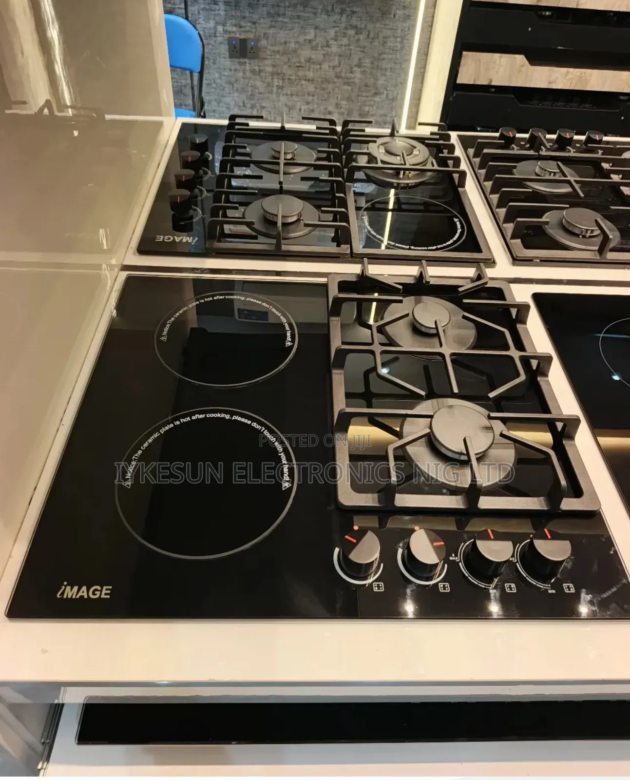 Original IMAGE Built-in Turkey Design 2+2 Gas Electric Cooker HOB.