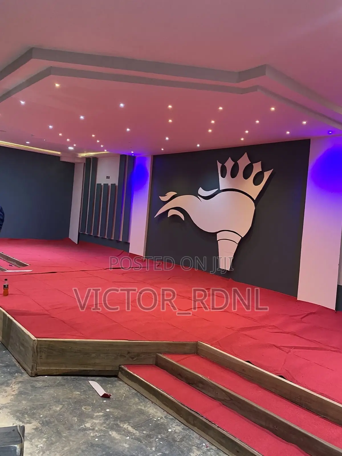 Durable Wall to Wall Rug for Church