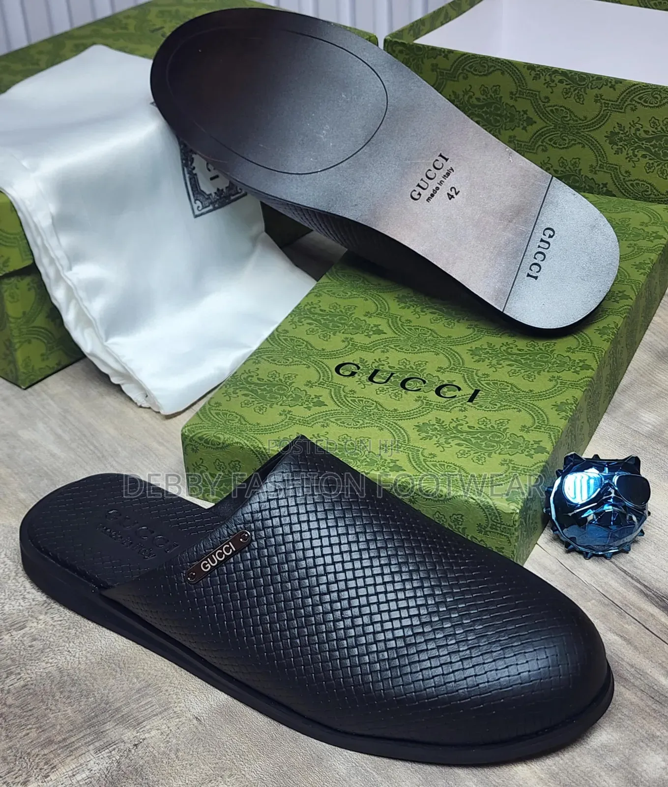 Enhance Your Look With Stylish Gucci Half Shoes, Now in Sizes 40–46.