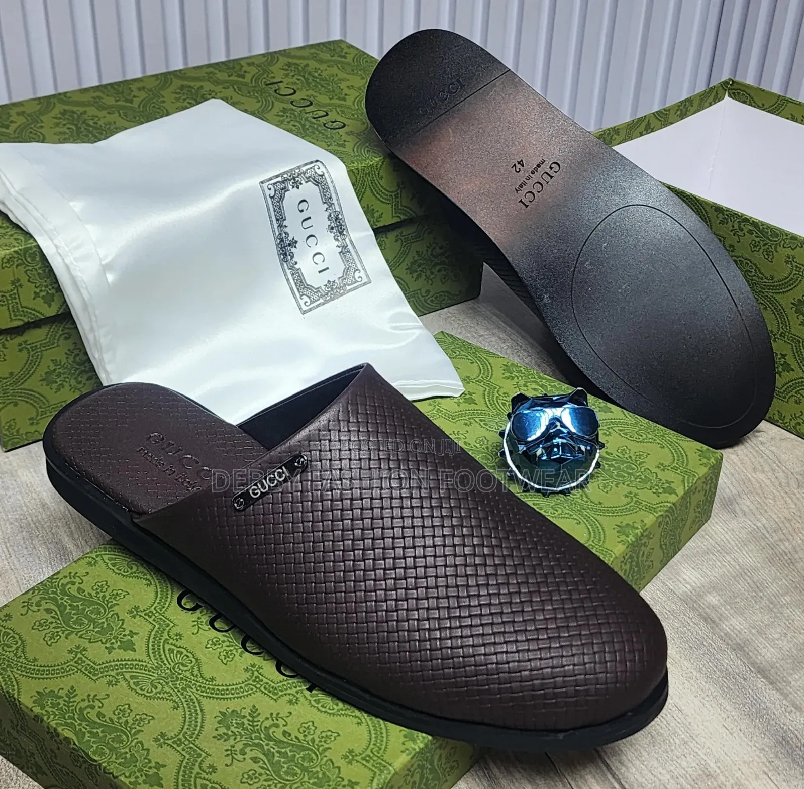 Enhance Your Look With Stylish Gucci Half Shoes, Now in Sizes 40–46.