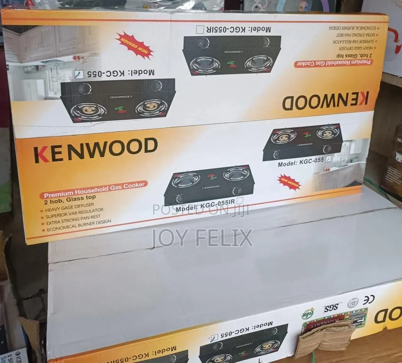 Kenwood Glass Gas Cooker