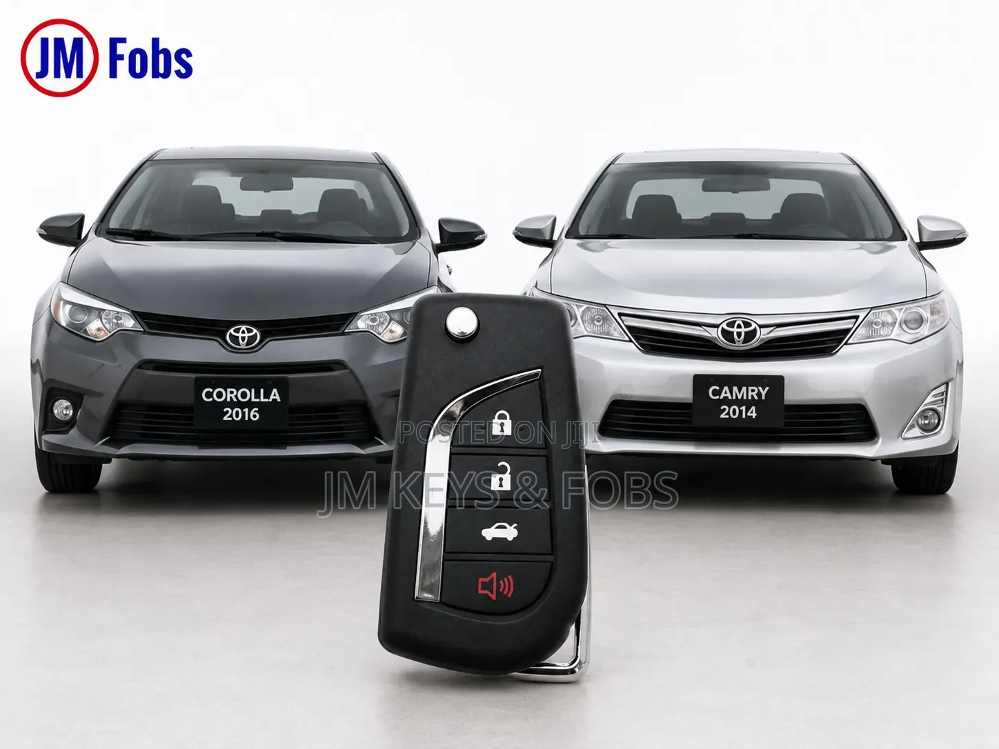 Lost Flip Key Replacement for Toyota Camry Corolla
