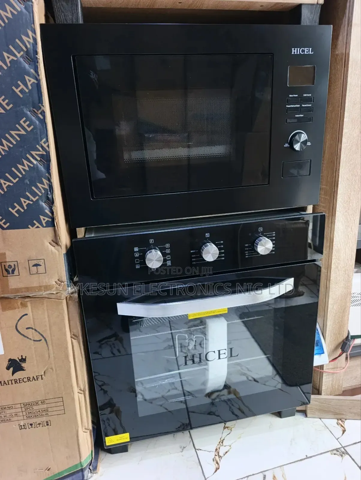 Original HICEL Built-in Gas Electric With Air Fryer Oven Microwave