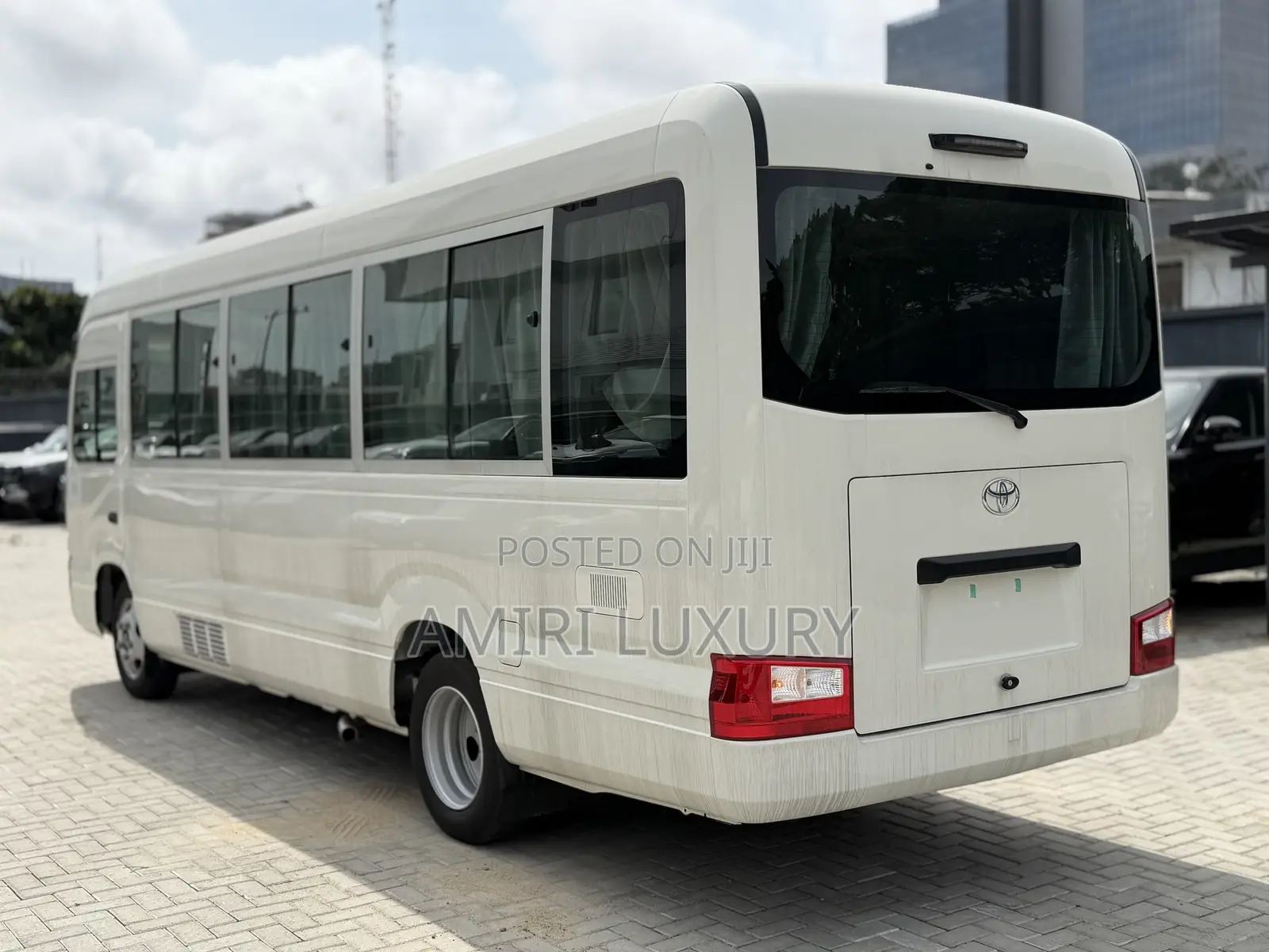 New Toyota Coaster 2025 White
