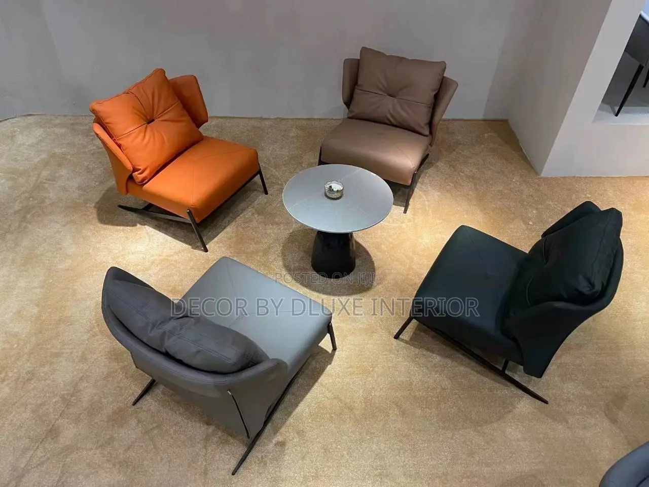 Italian Luxury Minimalist Sofa Chair