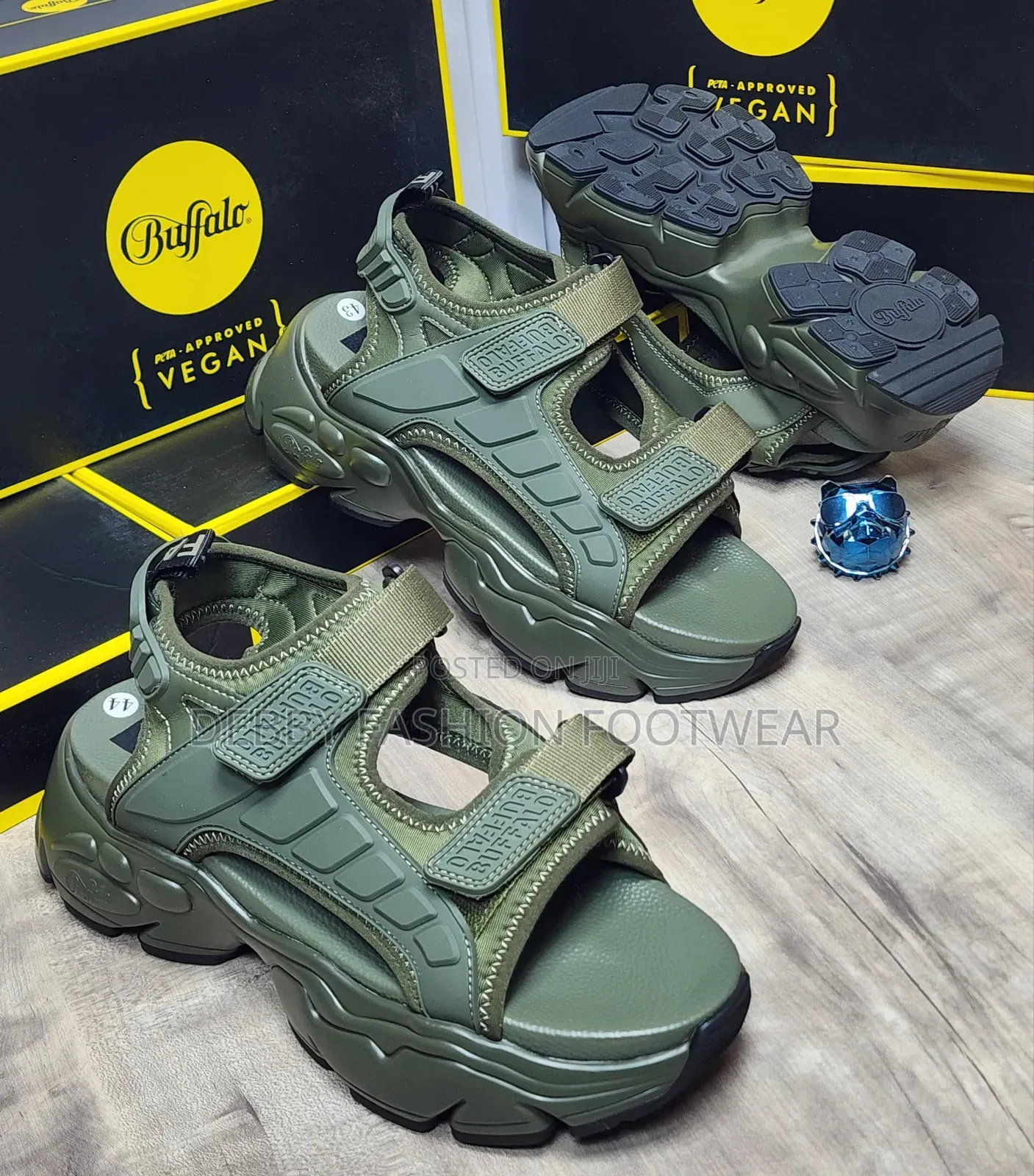Step Up Your Style With Premium Buffalo Sandals, for Sizes 40–46.
