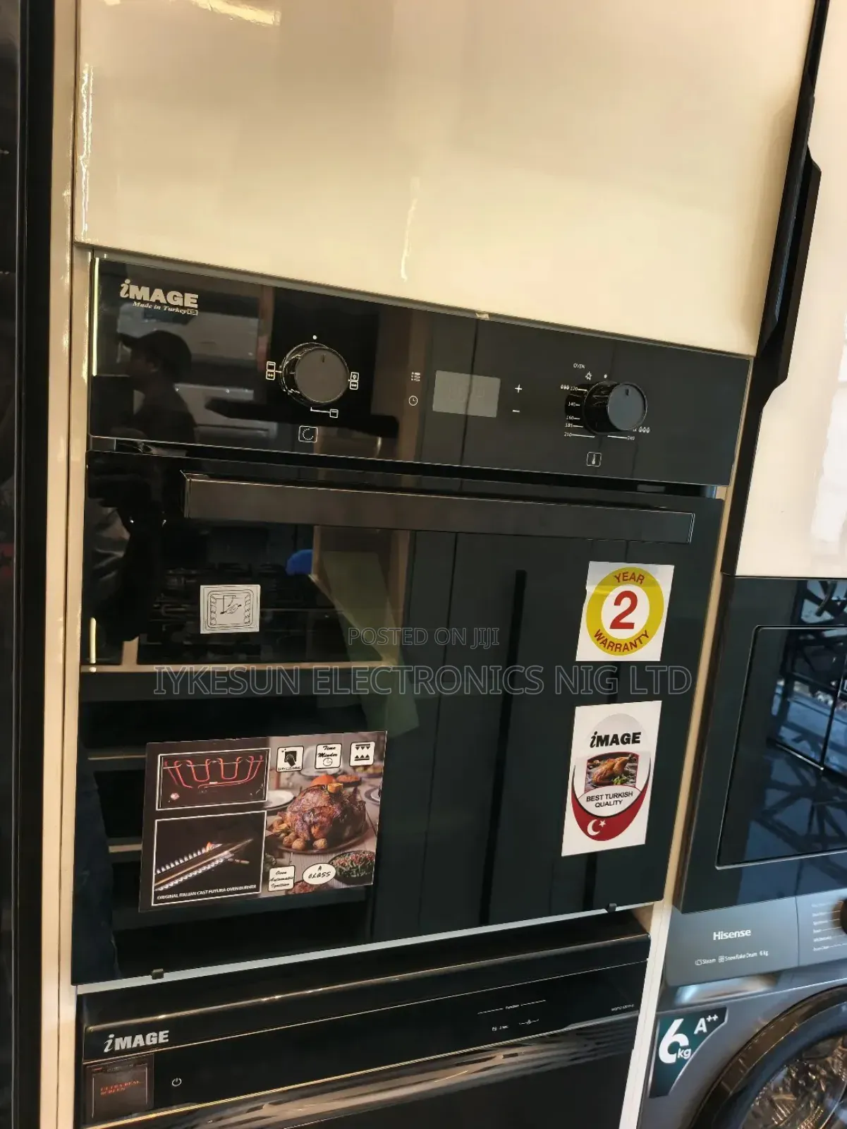 Original Image Inbuilt 60cm Gas Electric Digital Display Oven Etc.
